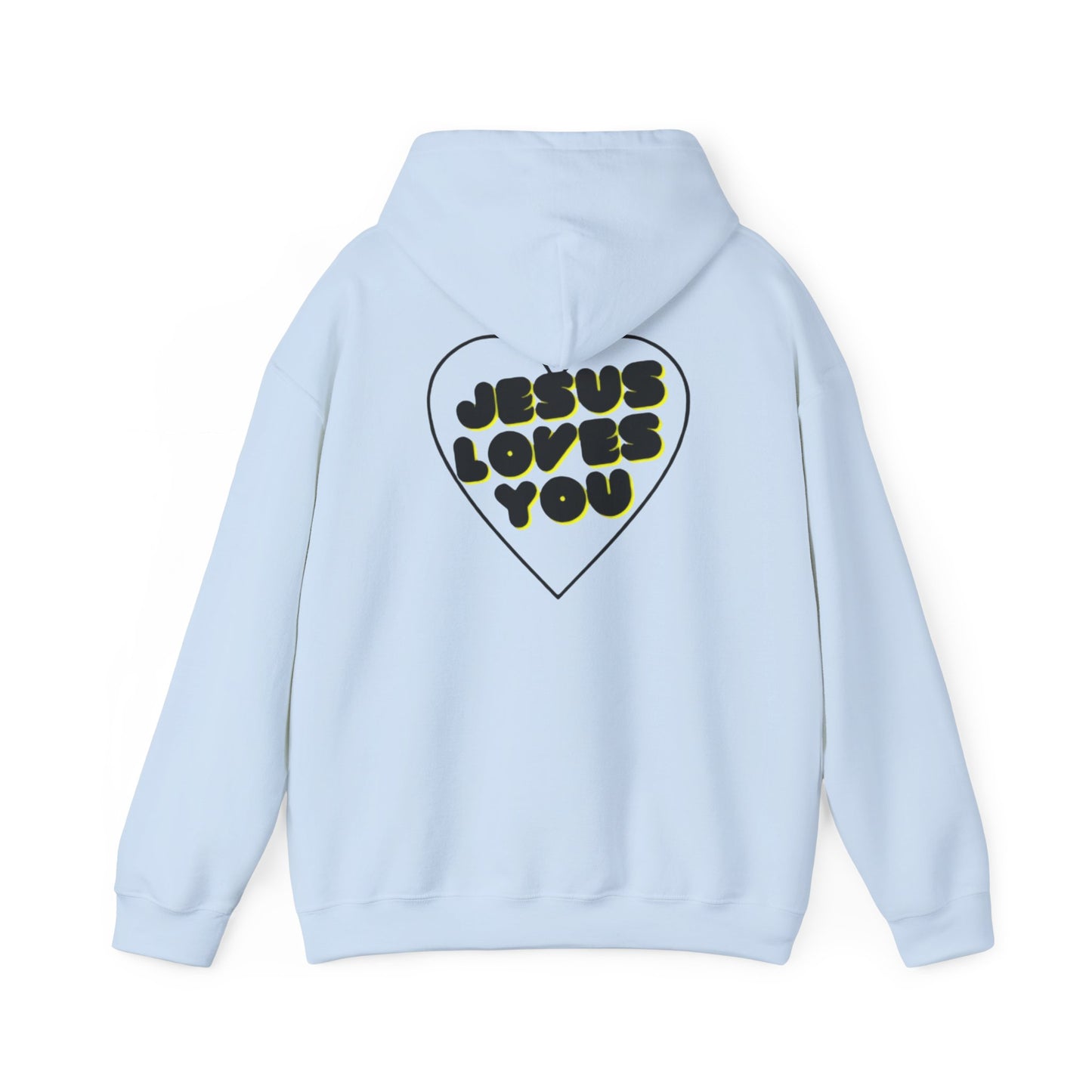 Jesus Loves You Unisex Hooded Sweatshirt - Guest designer Stella