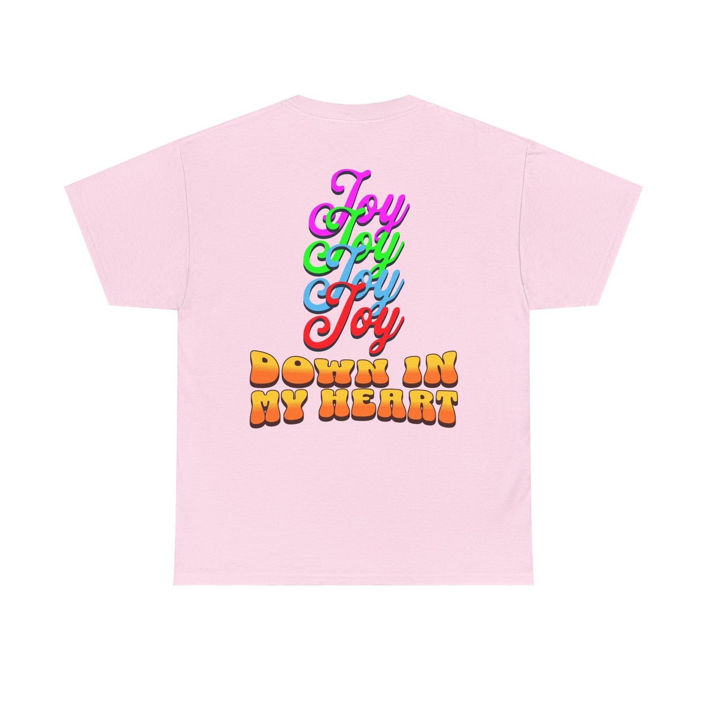 Joyful Unisex Heavy Cotton Tee - Celebrate Happiness with "Joy in My Heart" Design
