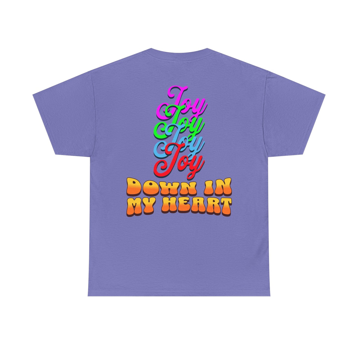 Joyful Unisex Heavy Cotton Tee - Celebrate Happiness with "Joy in My Heart" Design
