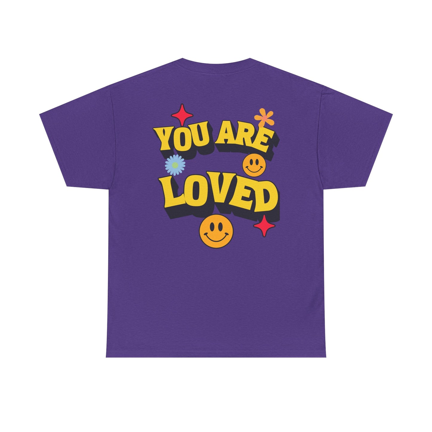 You Are Loved Unisex Heavy Cotton Tee - Positive Vibes T-Shirt