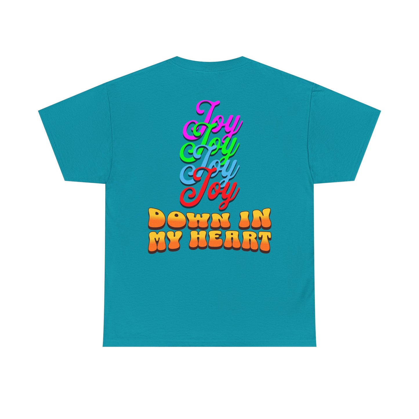 Joyful Unisex Heavy Cotton Tee - Celebrate Happiness with "Joy in My Heart" Design