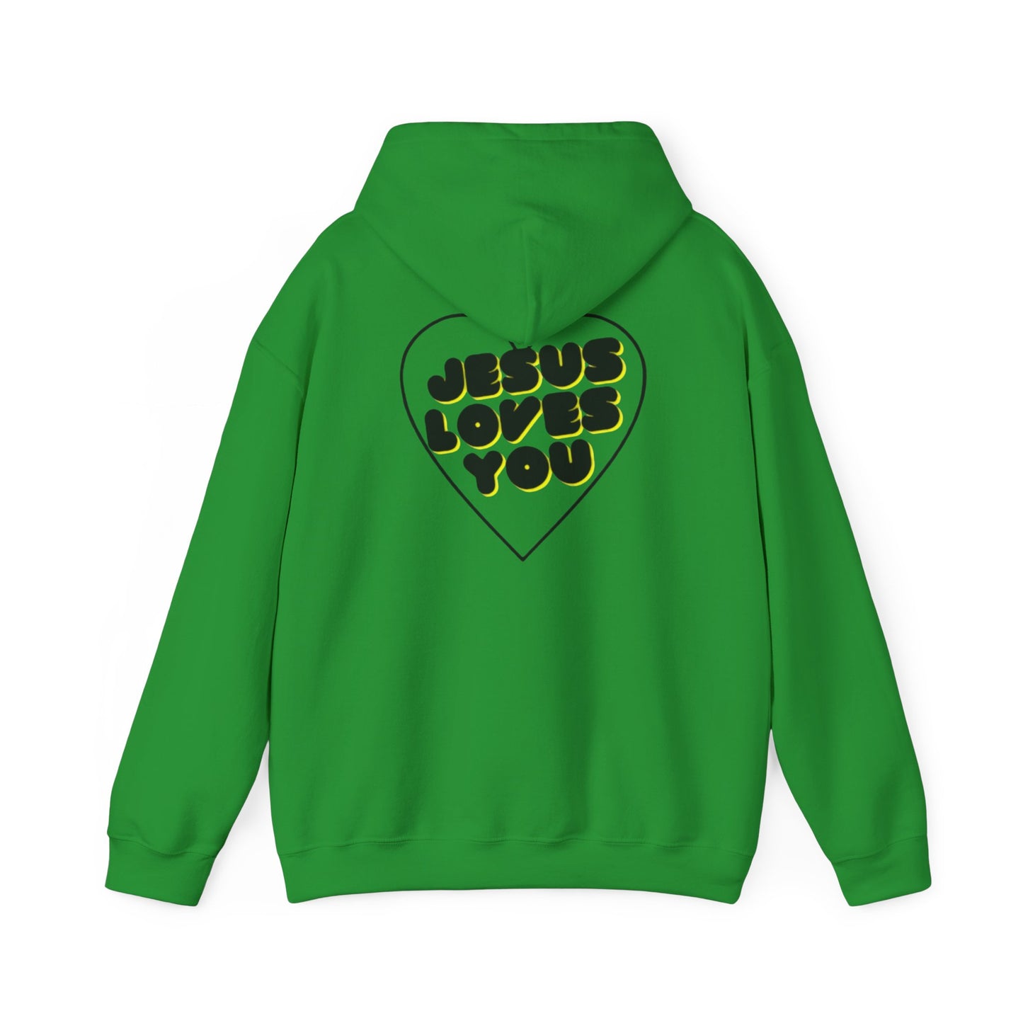 Jesus Loves You Unisex Hooded Sweatshirt - Guest designer Stella