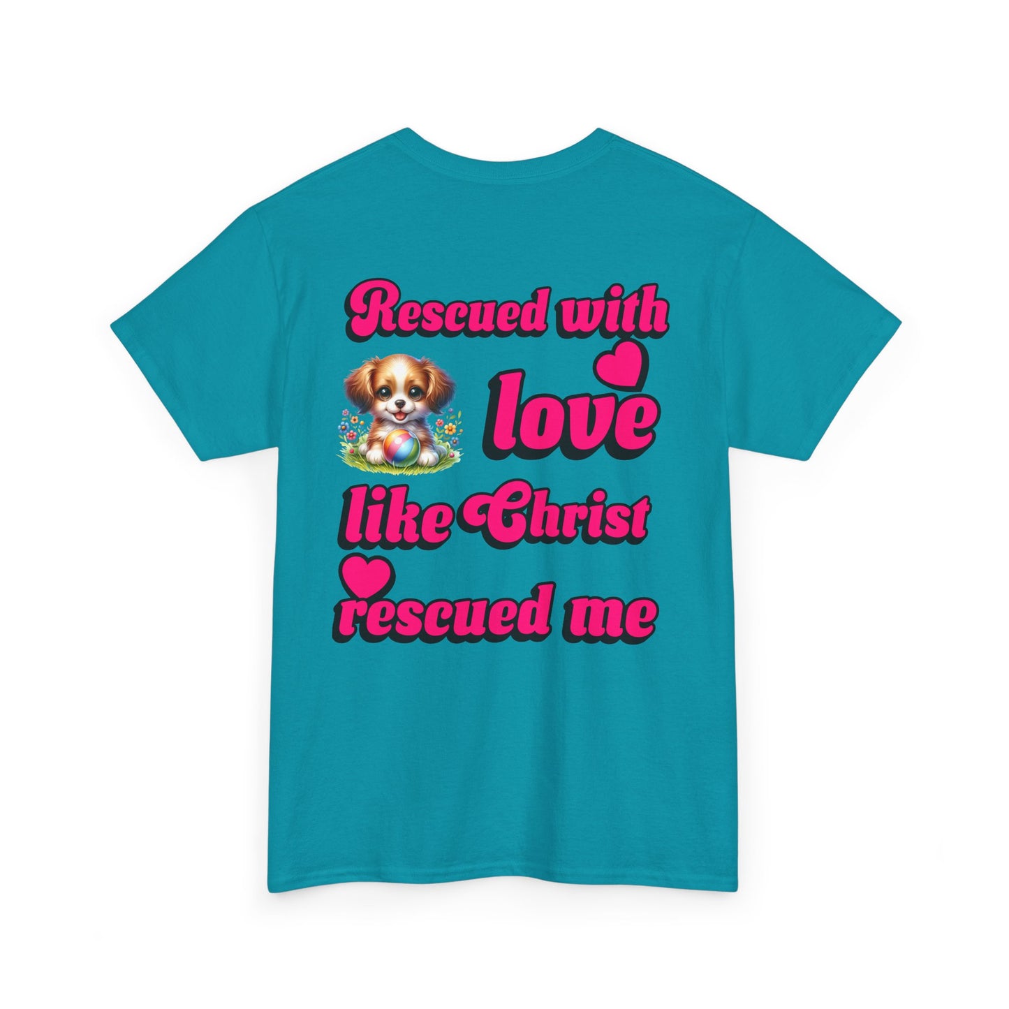 Rescue Love Unisex Heavy Cotton Tee - Celebrate Compassion & Faith