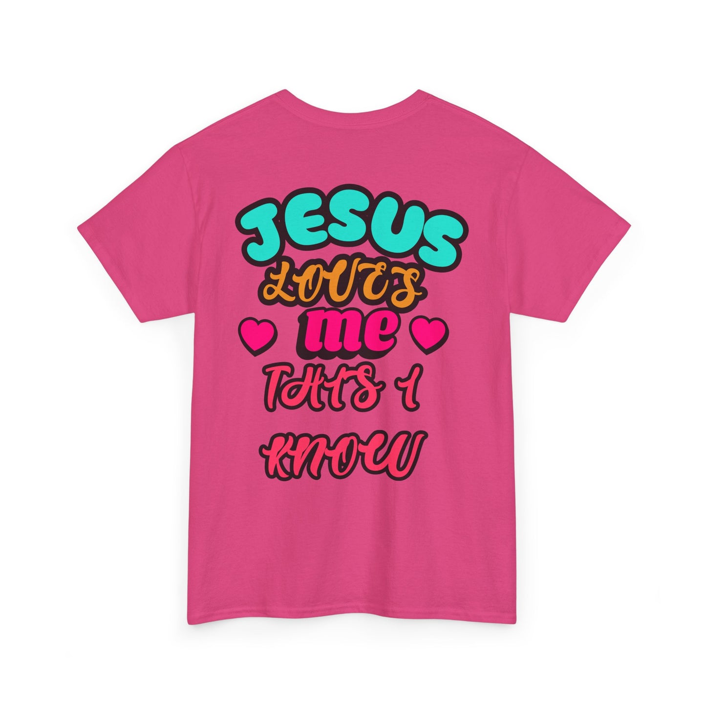 Jesus Loves Me Unisex Heavy Cotton Tee - Faith-Inspired Casual Wear