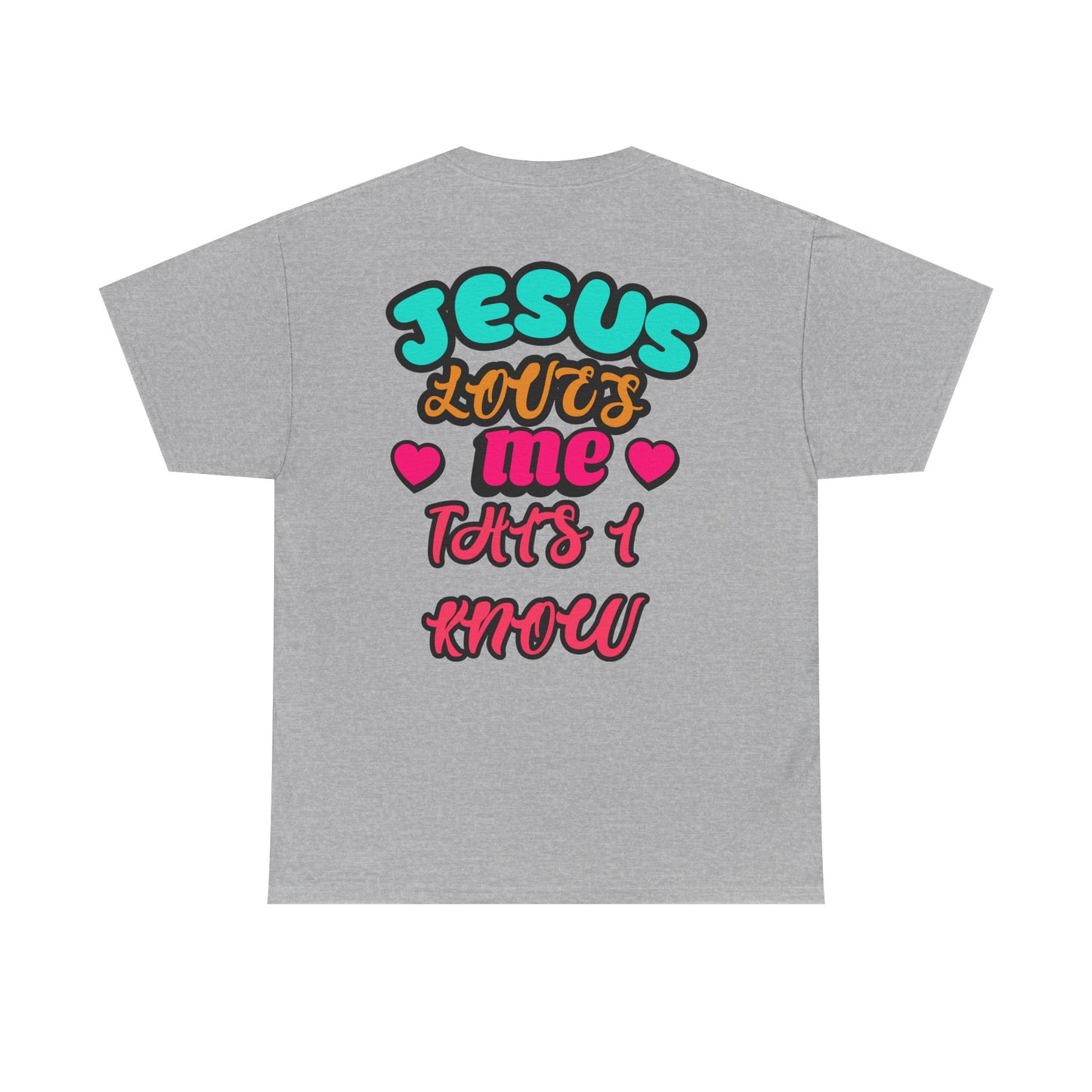 Jesus Loves Me Unisex Heavy Cotton Tee - Faith-Inspired Casual Wear