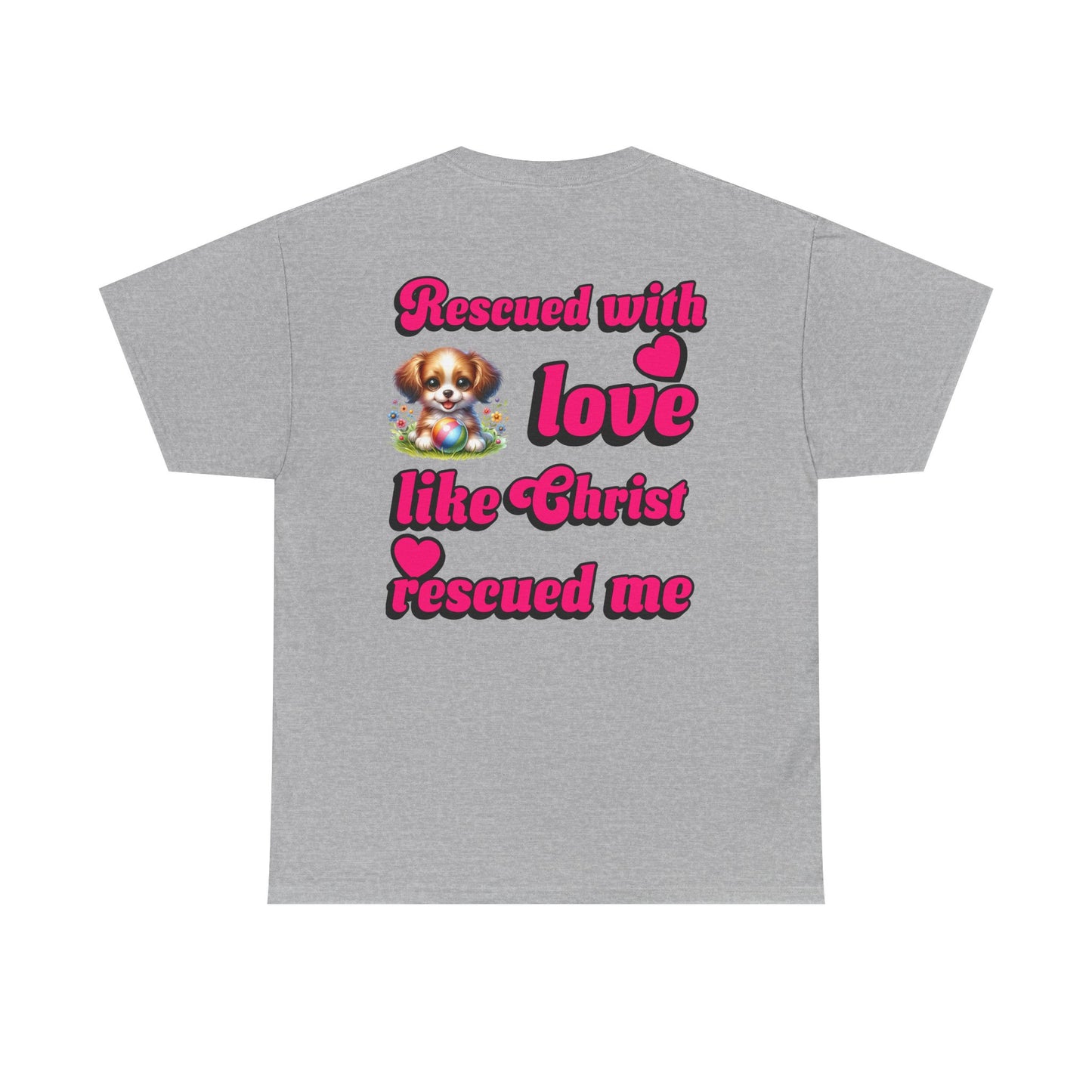 Rescue Love Unisex Heavy Cotton Tee - Celebrate Compassion & Faith
