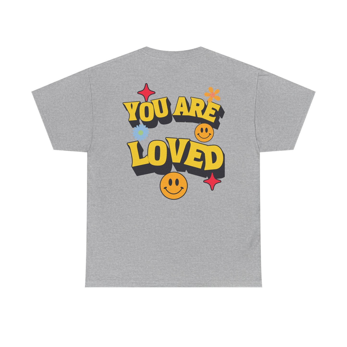 You Are Loved Unisex Heavy Cotton Tee - Positive Vibes T-Shirt