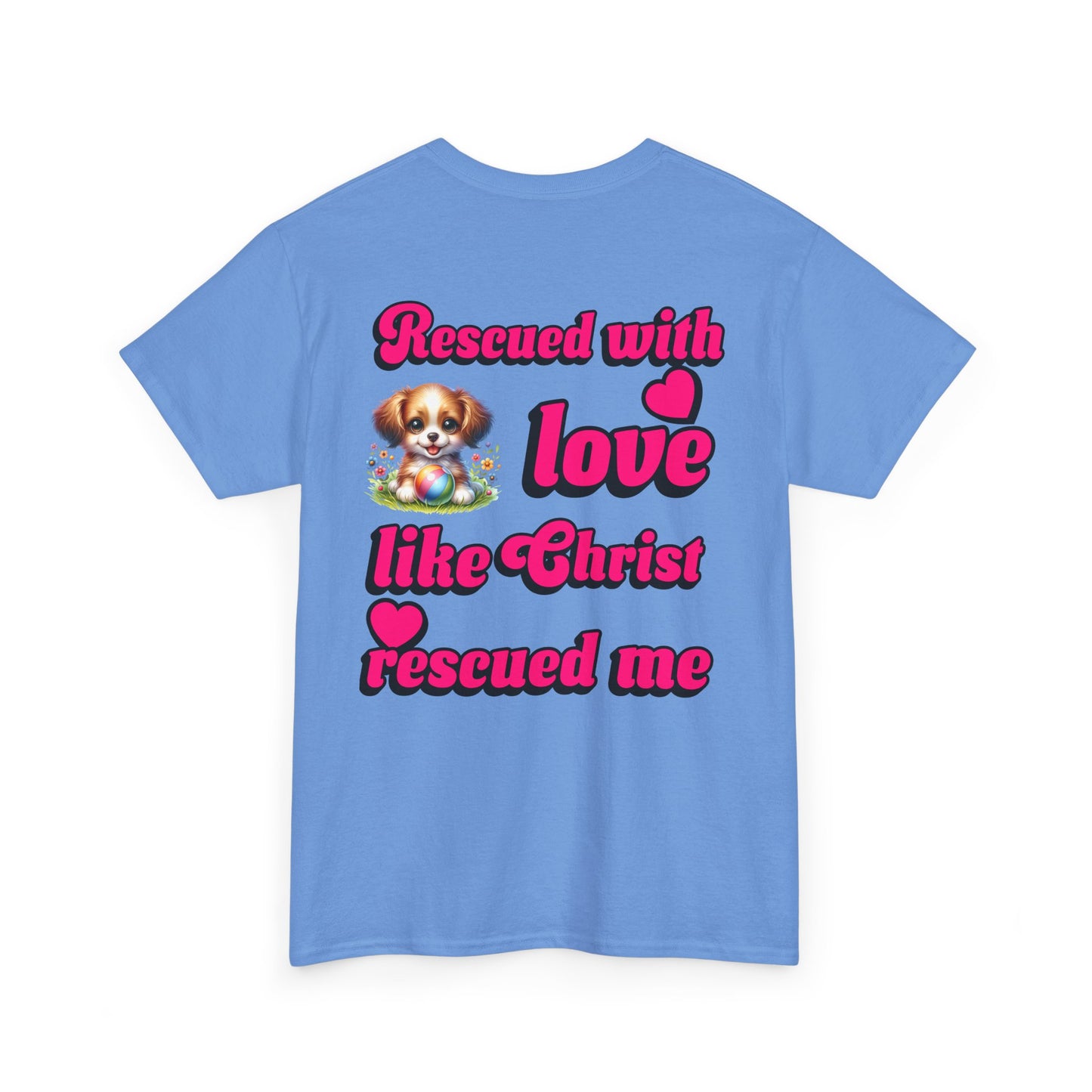 Rescue Love Unisex Heavy Cotton Tee - Celebrate Compassion & Faith