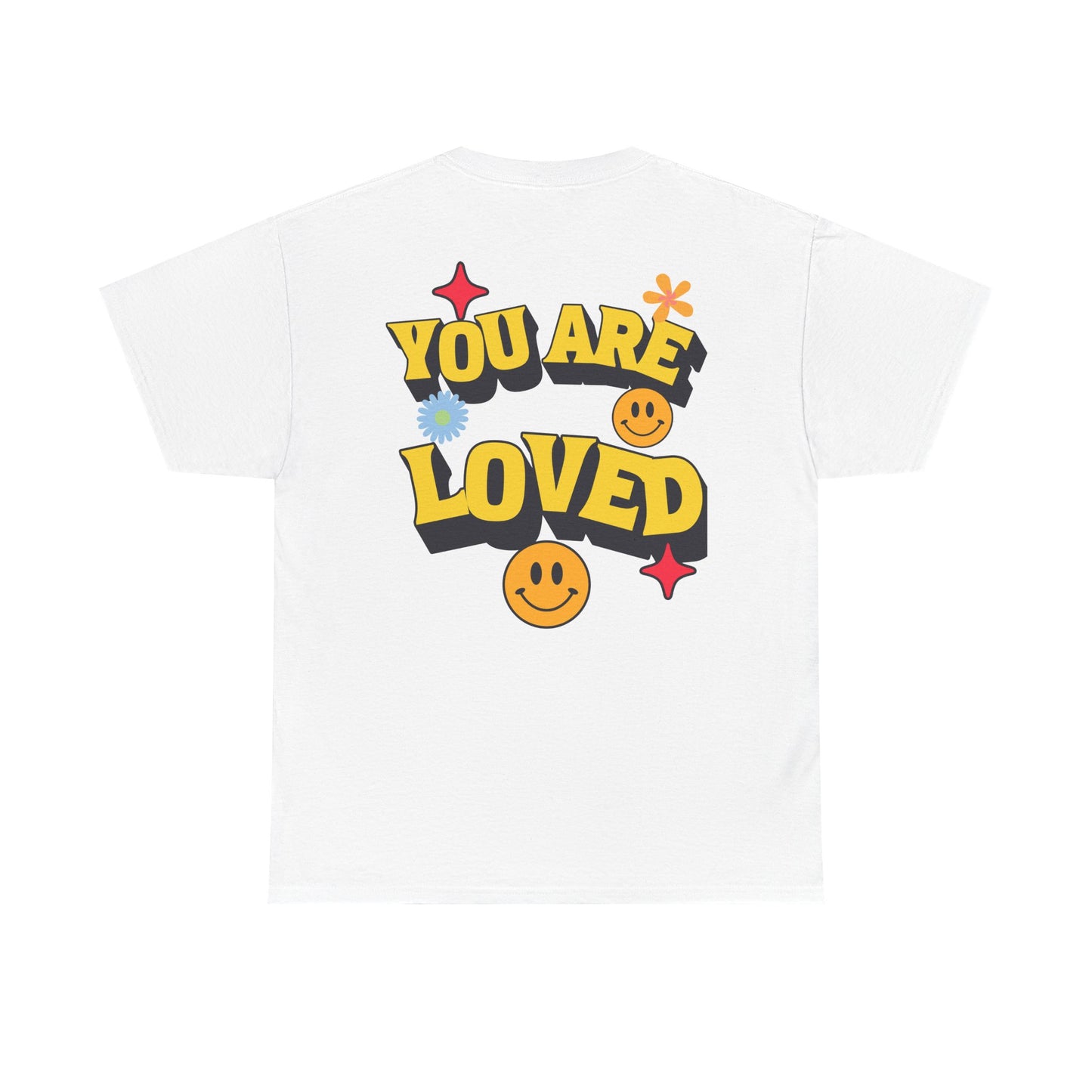 You Are Loved Unisex Heavy Cotton Tee - Positive Vibes T-Shirt