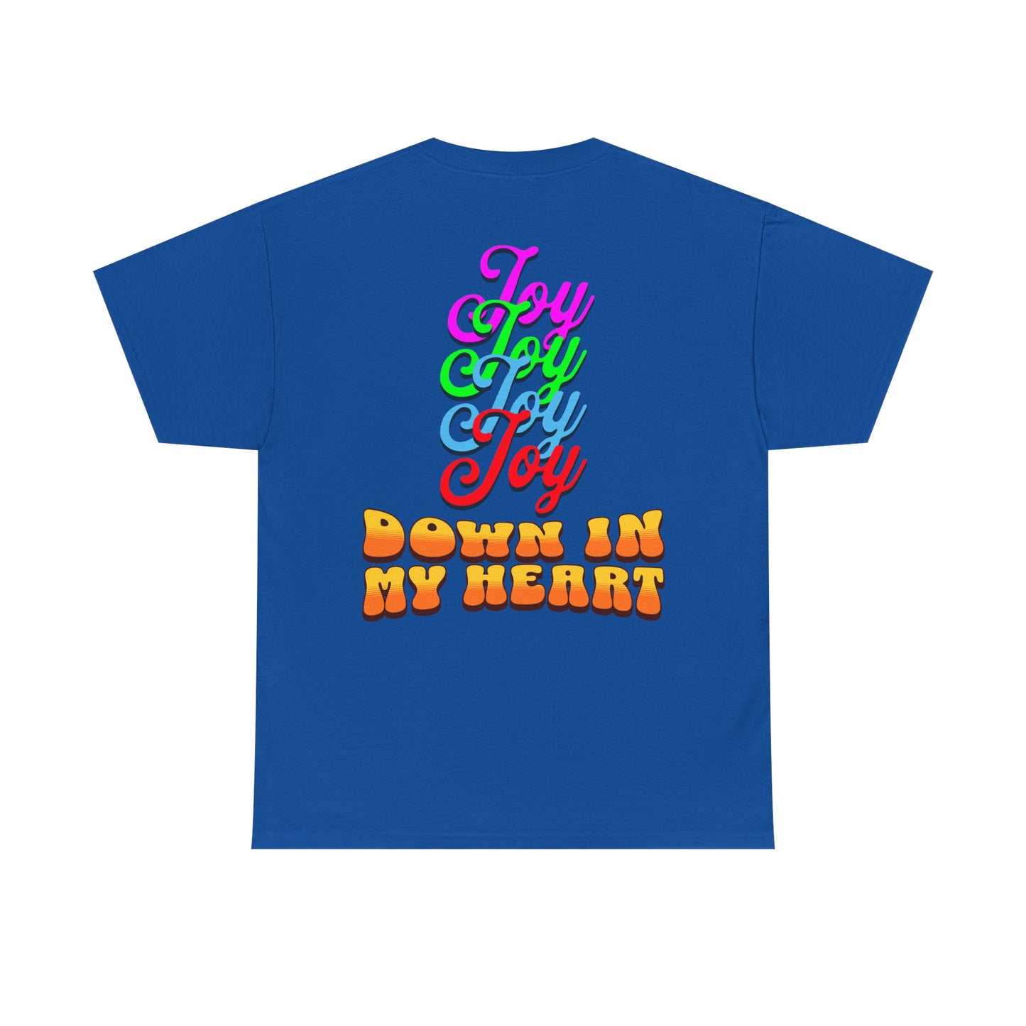 Joyful Unisex Heavy Cotton Tee - Celebrate Happiness with "Joy in My Heart" Design