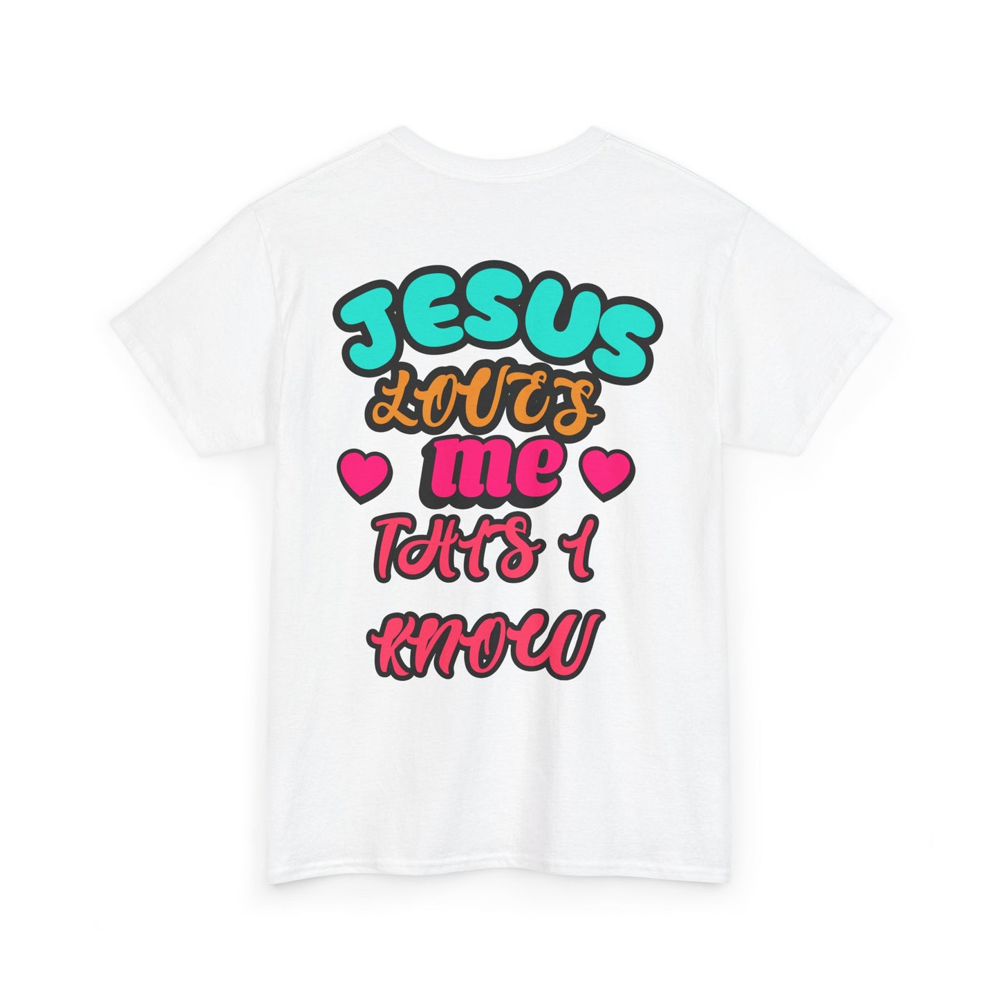 Jesus Loves Me Unisex Heavy Cotton Tee - Faith-Inspired Casual Wear