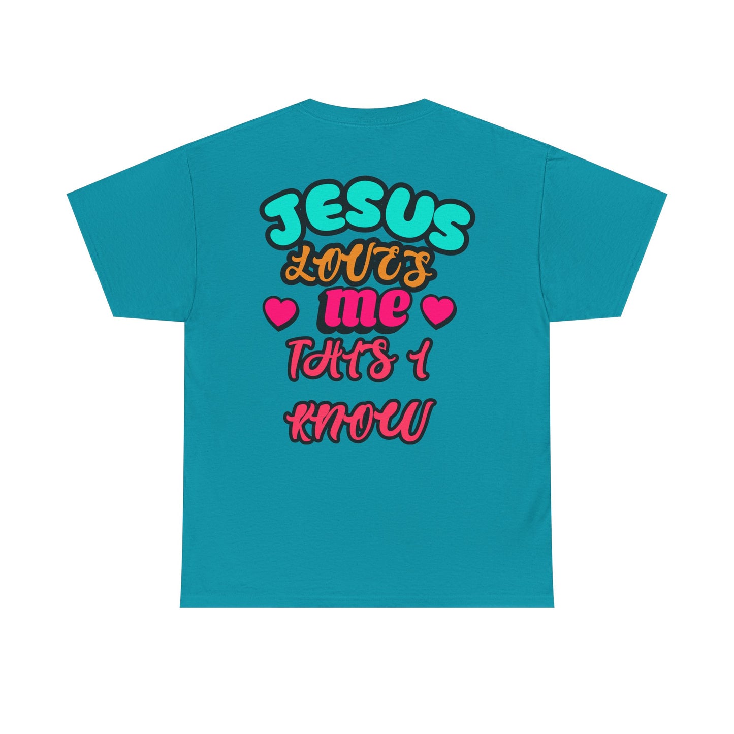 Jesus Loves Me Unisex Heavy Cotton Tee - Faith-Inspired Casual Wear