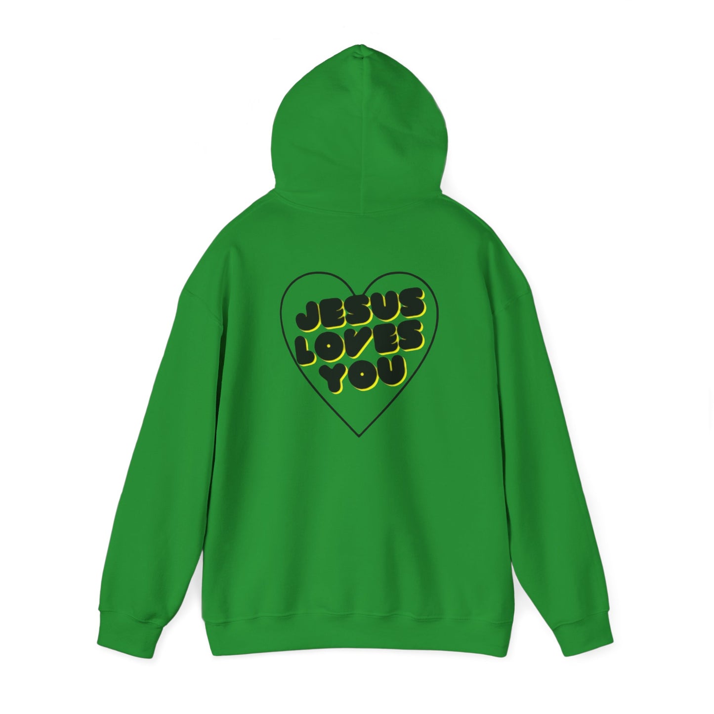 Jesus Loves You Unisex Hooded Sweatshirt - Guest designer Stella