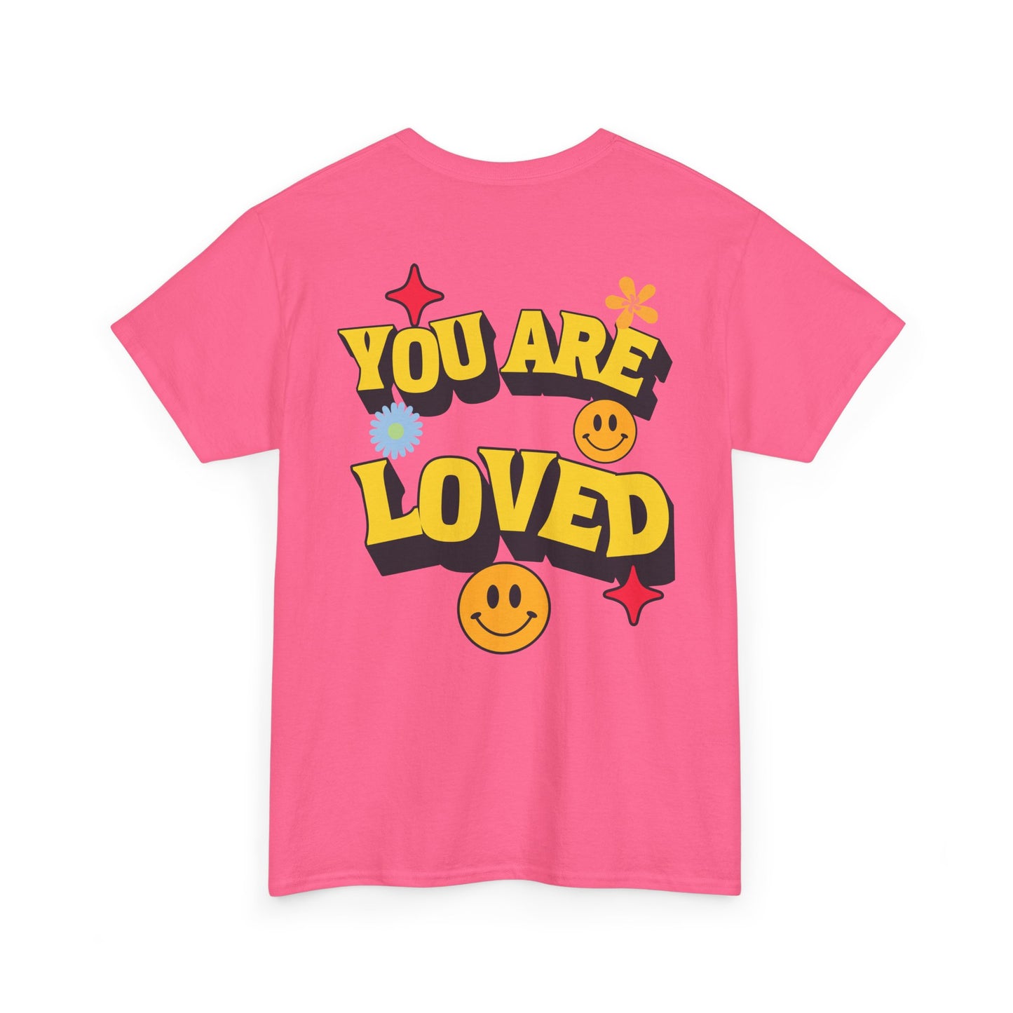 You Are Loved Unisex Heavy Cotton Tee - Positive Vibes T-Shirt