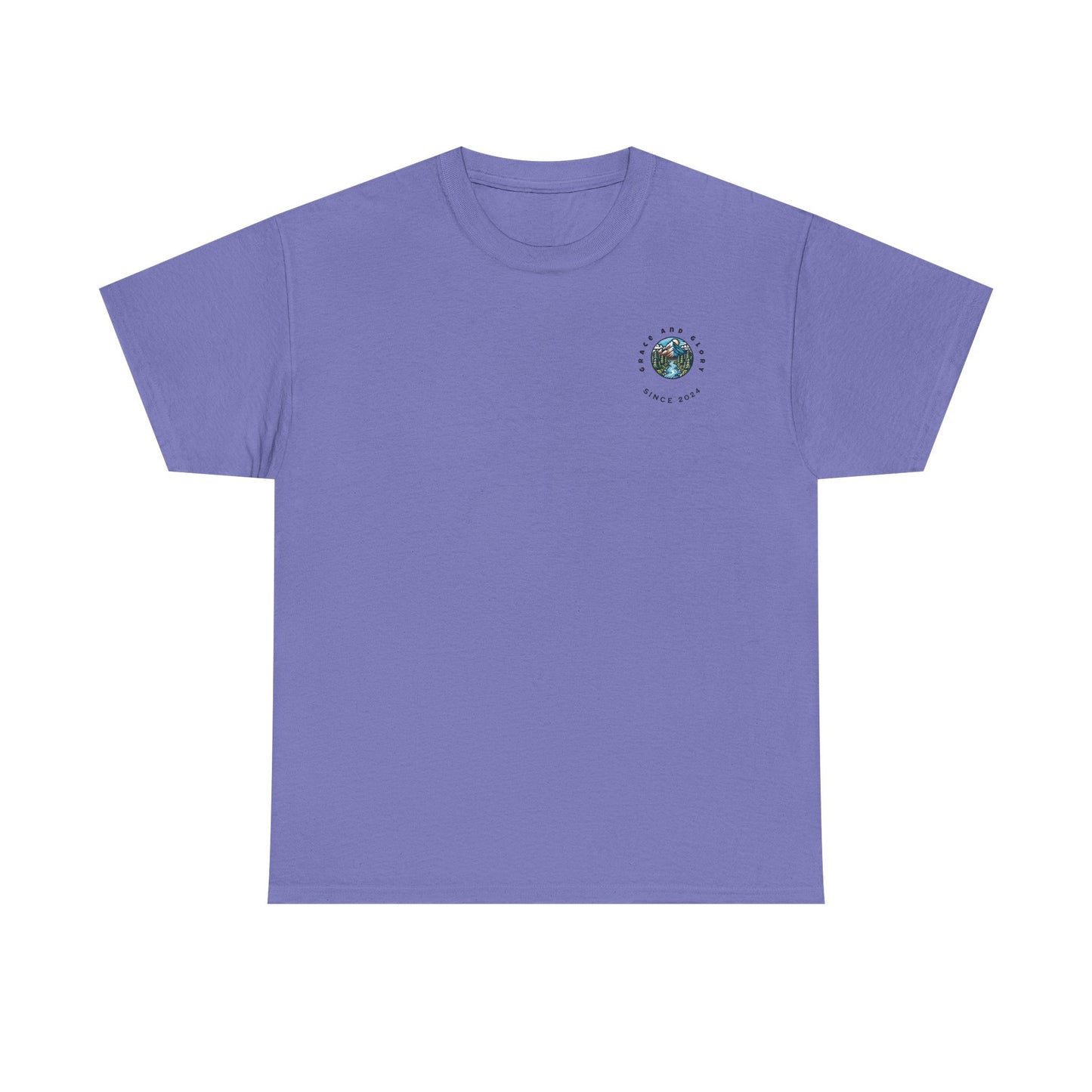 Faith-Inspired Unisex Heavy Cotton Tee | Our Faith Can Move Mountains, Motivational Apparel