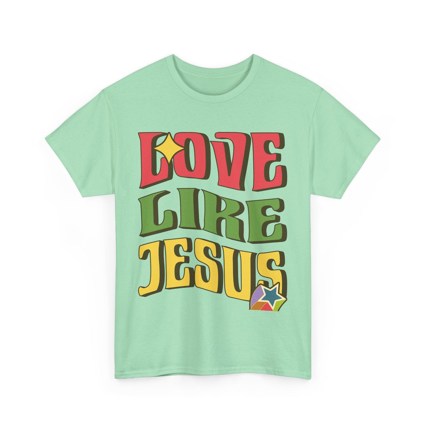 Love Like Jesus Unisex Heavy Cotton Tee - Inspirational Graphic T-Shirt