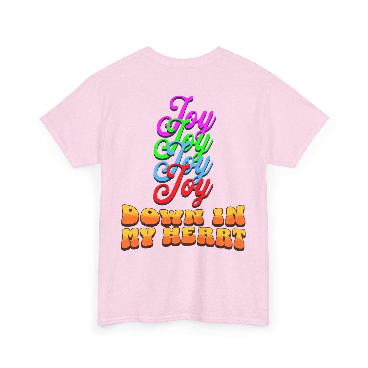 Joyful Unisex Heavy Cotton Tee - Celebrate Happiness with "Joy in My Heart" Design