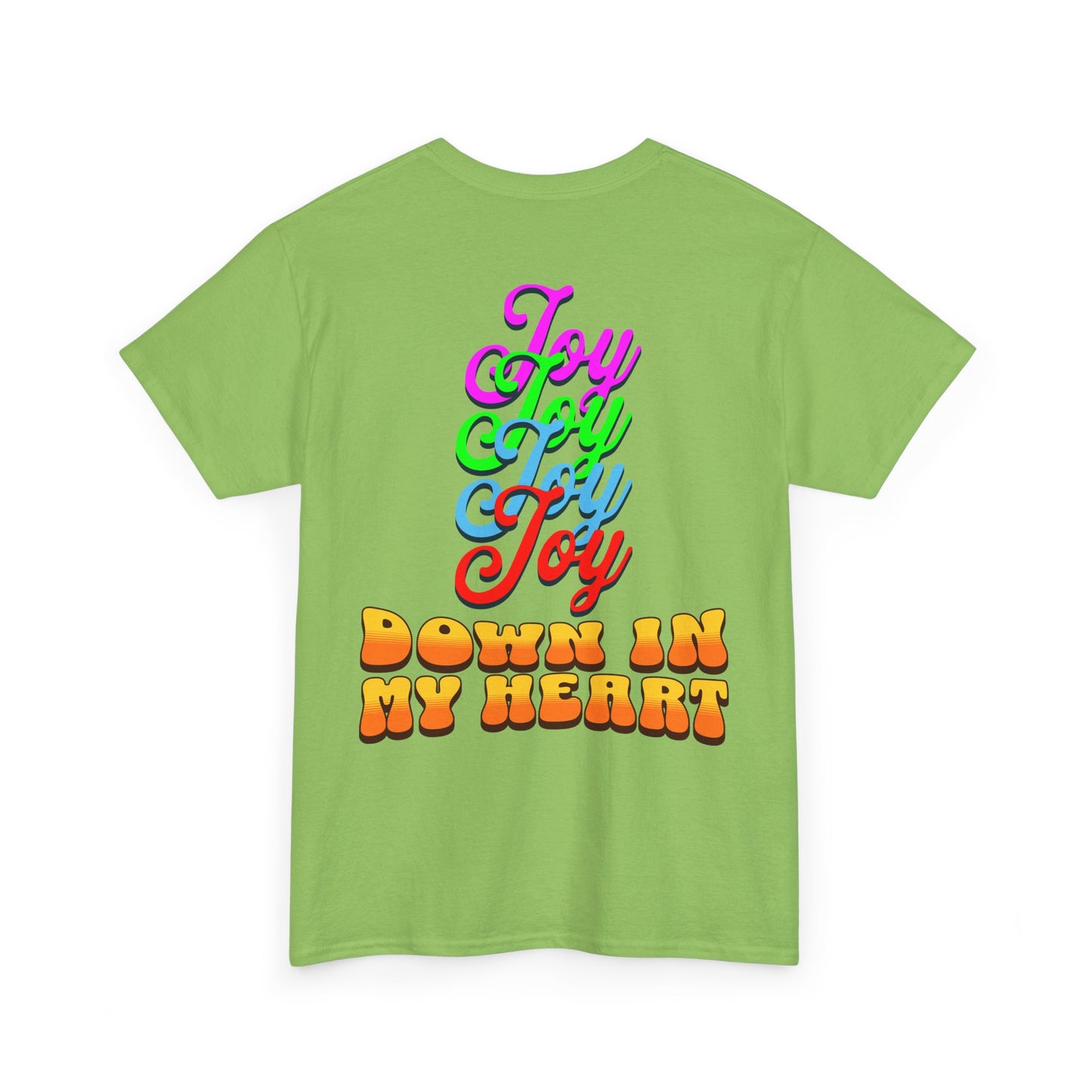 Joyful Unisex Heavy Cotton Tee - Celebrate Happiness with "Joy in My Heart" Design