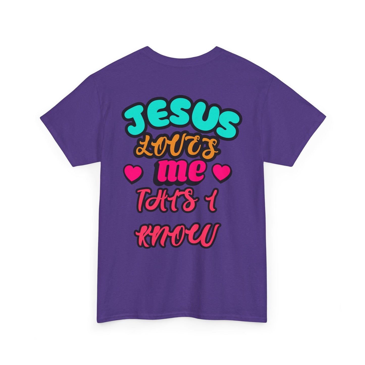 Jesus Loves Me Unisex Heavy Cotton Tee - Faith-Inspired Casual Wear