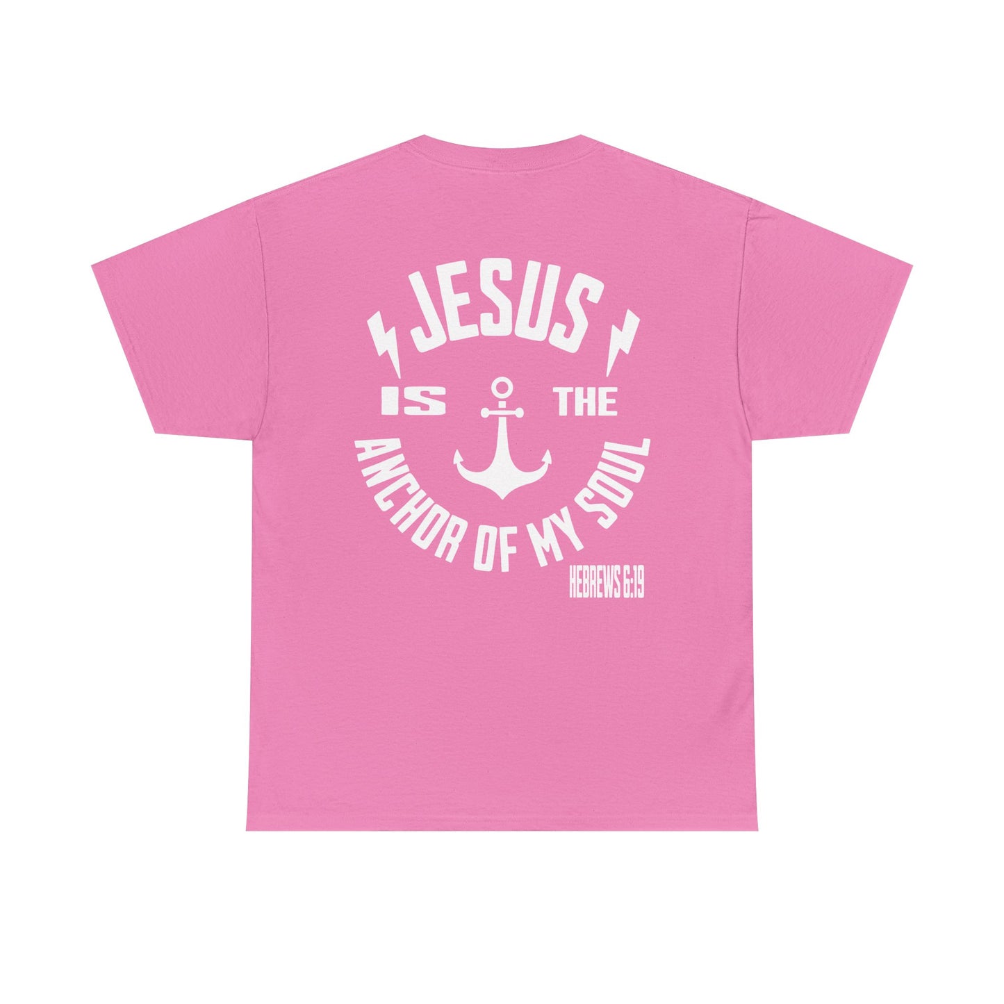 Inspirational Christian Unisex Heavy Cotton Tee - Jesus is the Anchor of My Soul