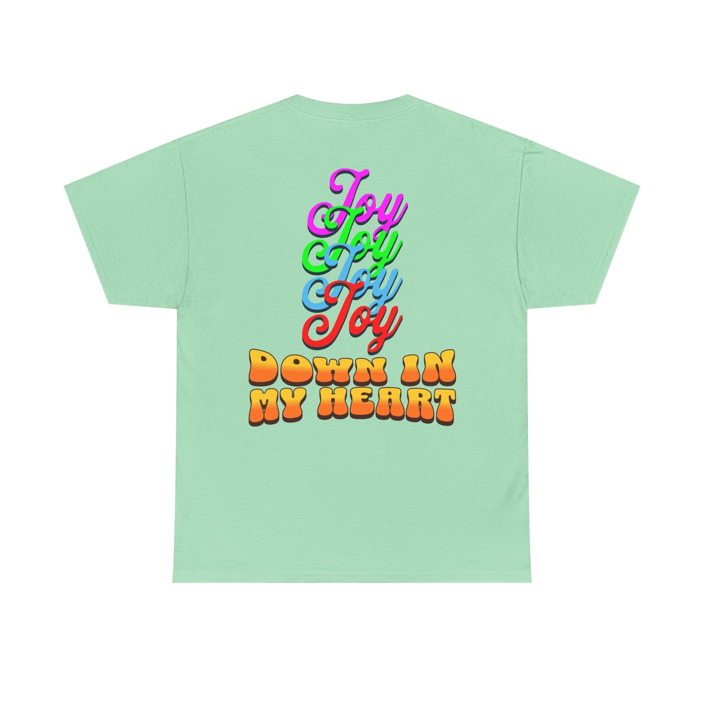 Joyful Unisex Heavy Cotton Tee - Celebrate Happiness with "Joy in My Heart" Design