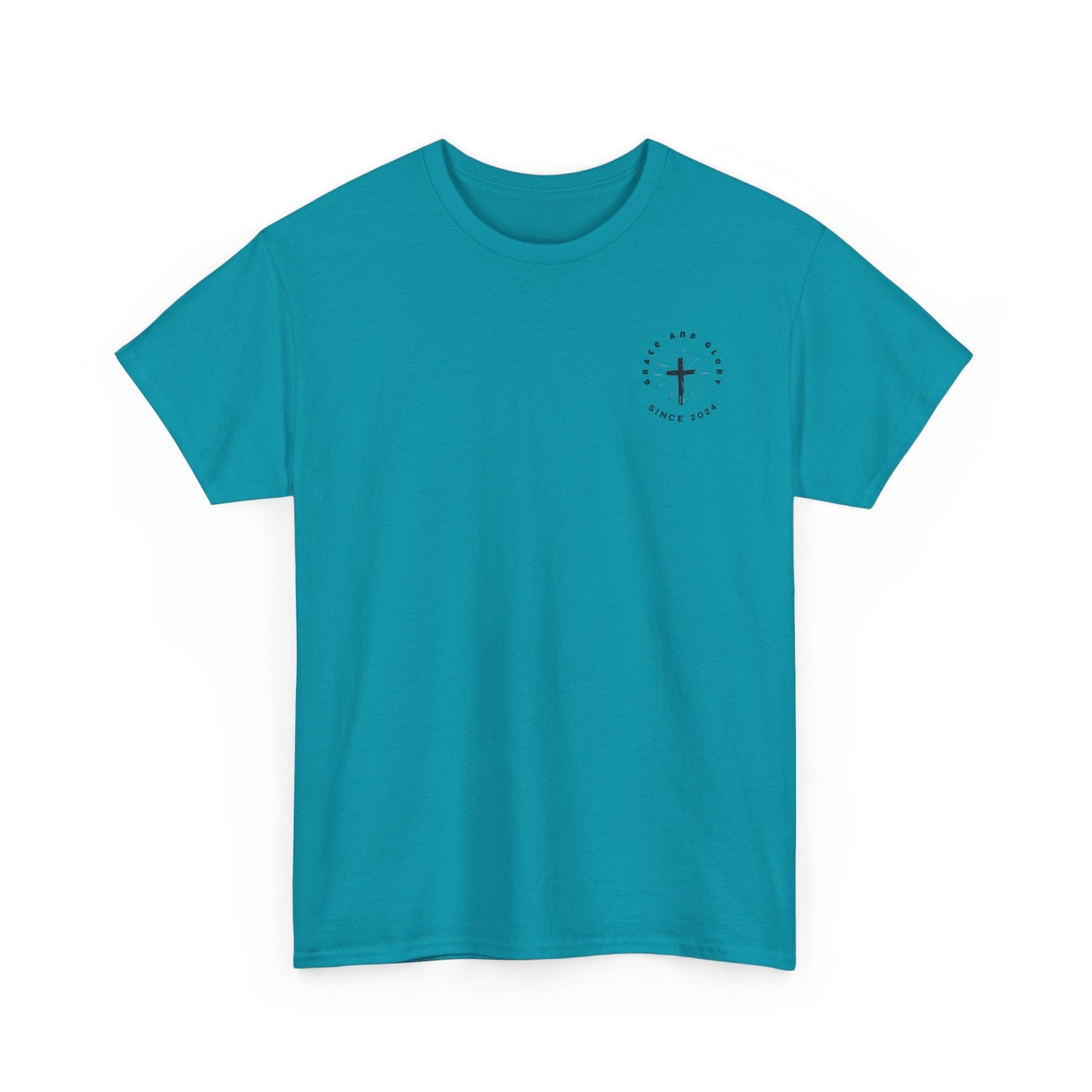 Unisex Heavy Cotton Tee - 'Jesus Lives' Graphic Shirt with Sun Design