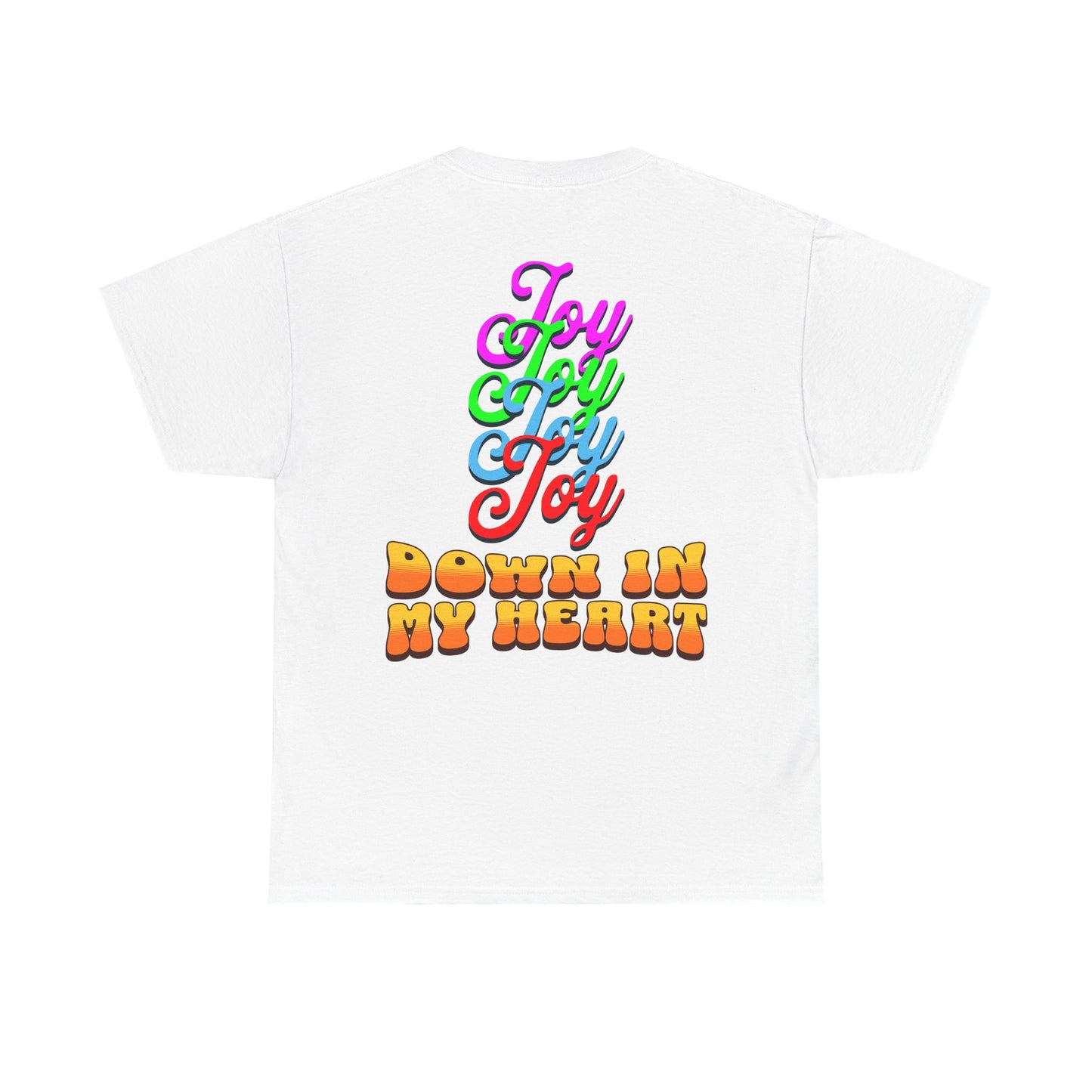 Joyful Unisex Heavy Cotton Tee - Celebrate Happiness with "Joy in My Heart" Design
