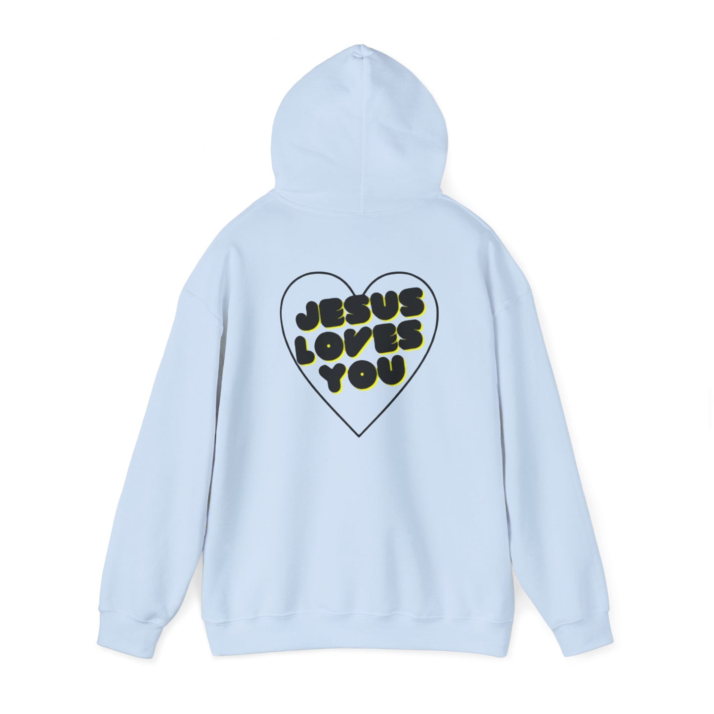 Jesus Loves You Unisex Hooded Sweatshirt - Guest designer Stella