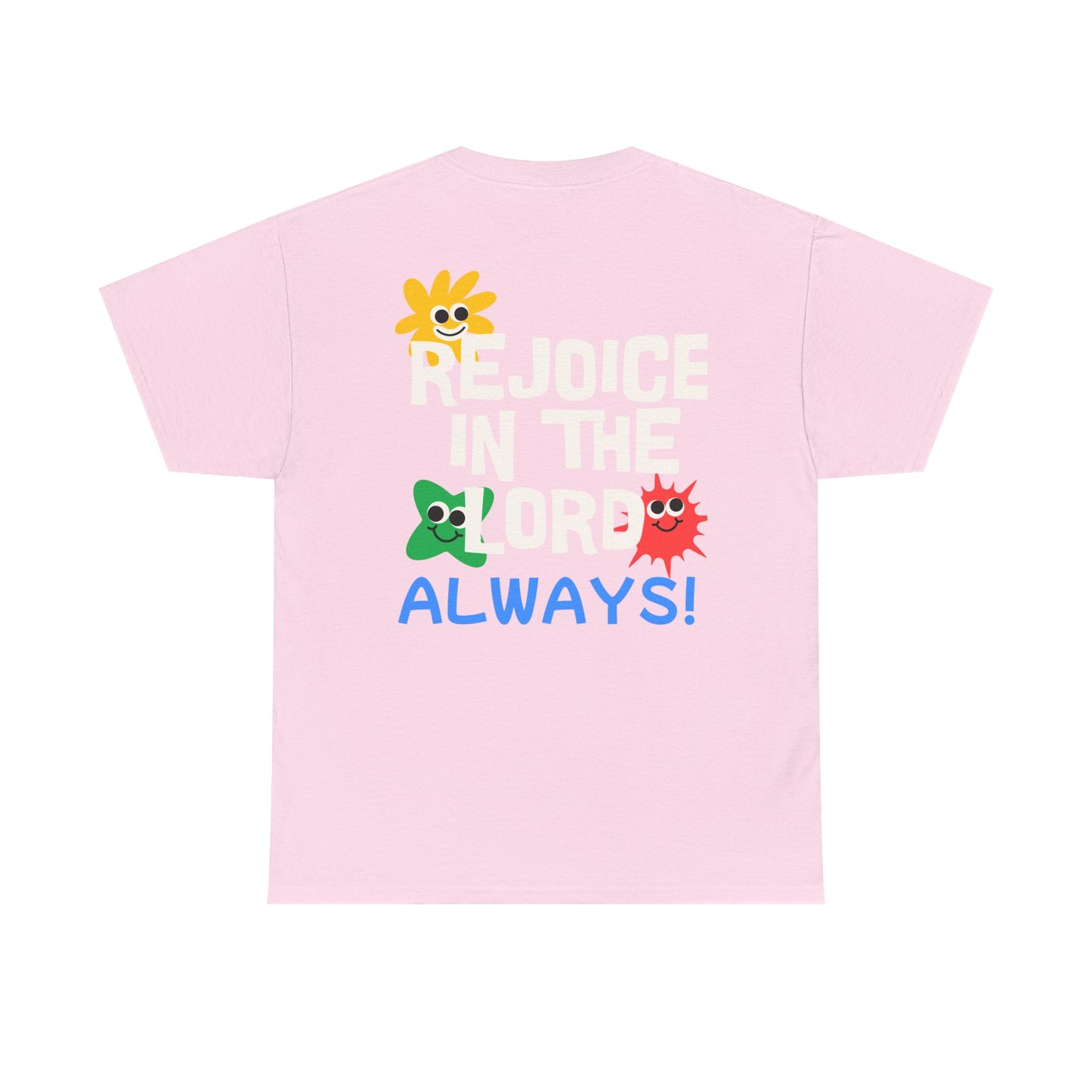 Rejoice in the Lord T-Shirt - Unisex Heavy Cotton Tee for Faith and Positivity