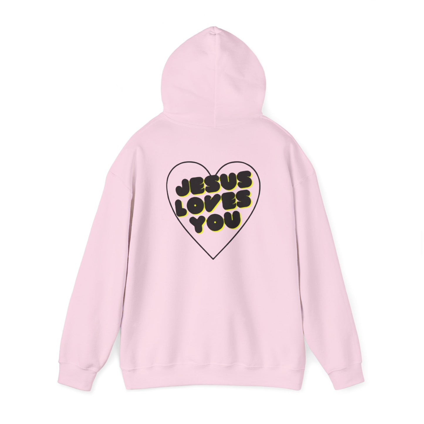 Jesus Loves You Unisex Hooded Sweatshirt - Guest designer Stella
