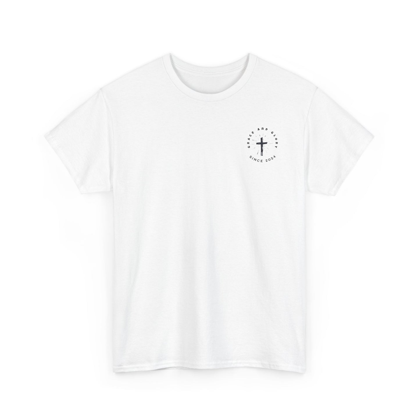 Unisex Heavy Cotton Tee - 'Jesus Lives' Graphic Shirt with Sun Design