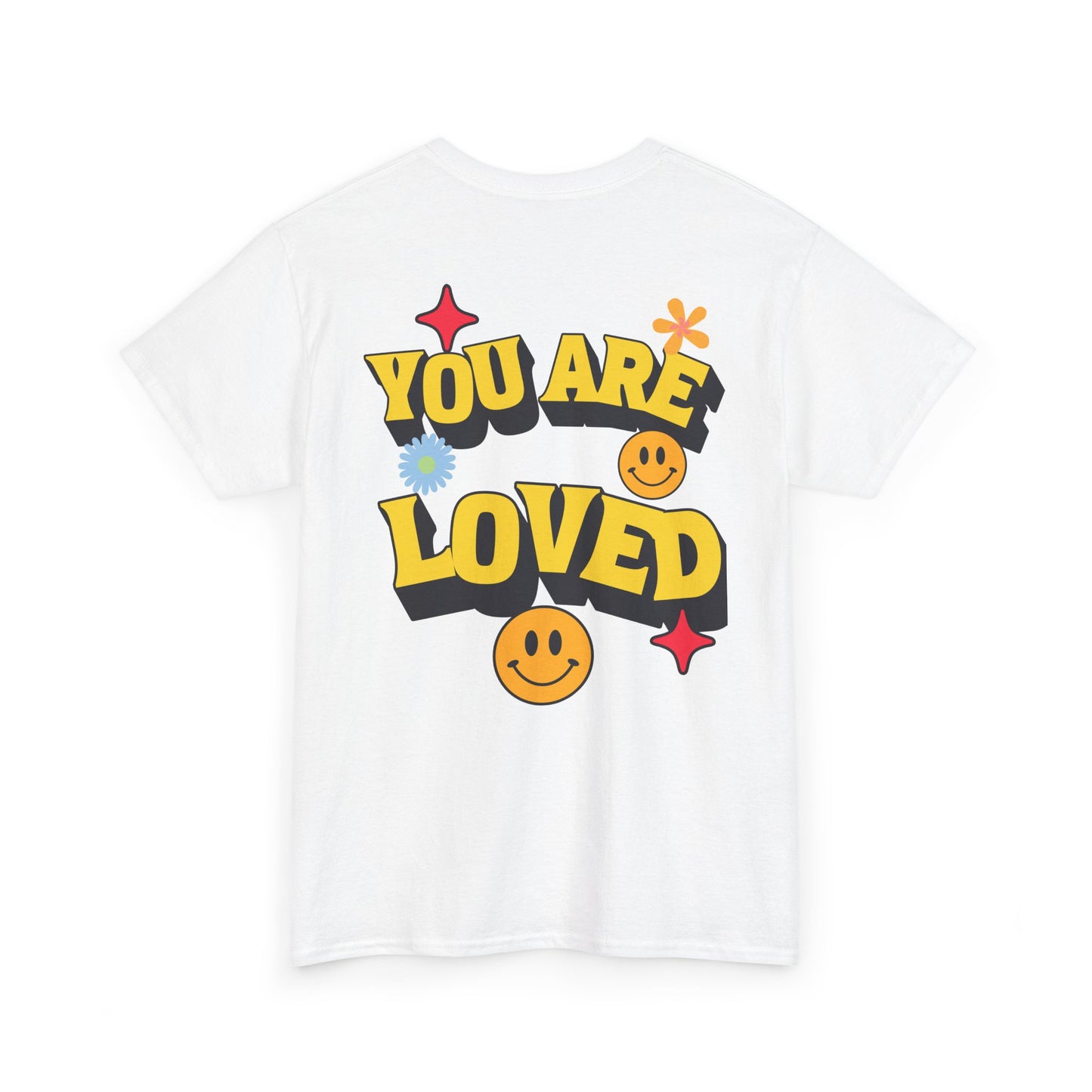 You Are Loved Unisex Heavy Cotton Tee - Positive Vibes T-Shirt