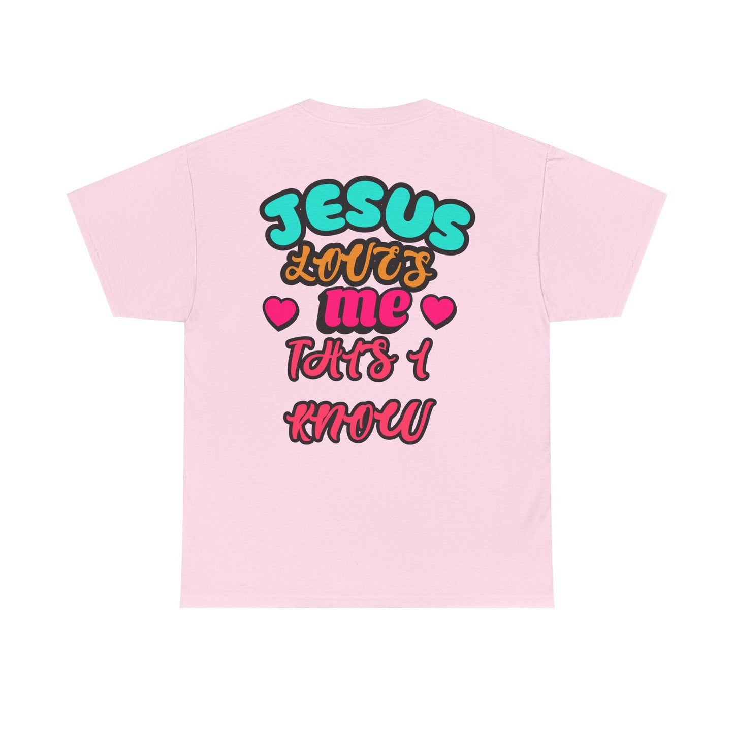 Jesus Loves Me Unisex Heavy Cotton Tee - Faith-Inspired Casual Wear