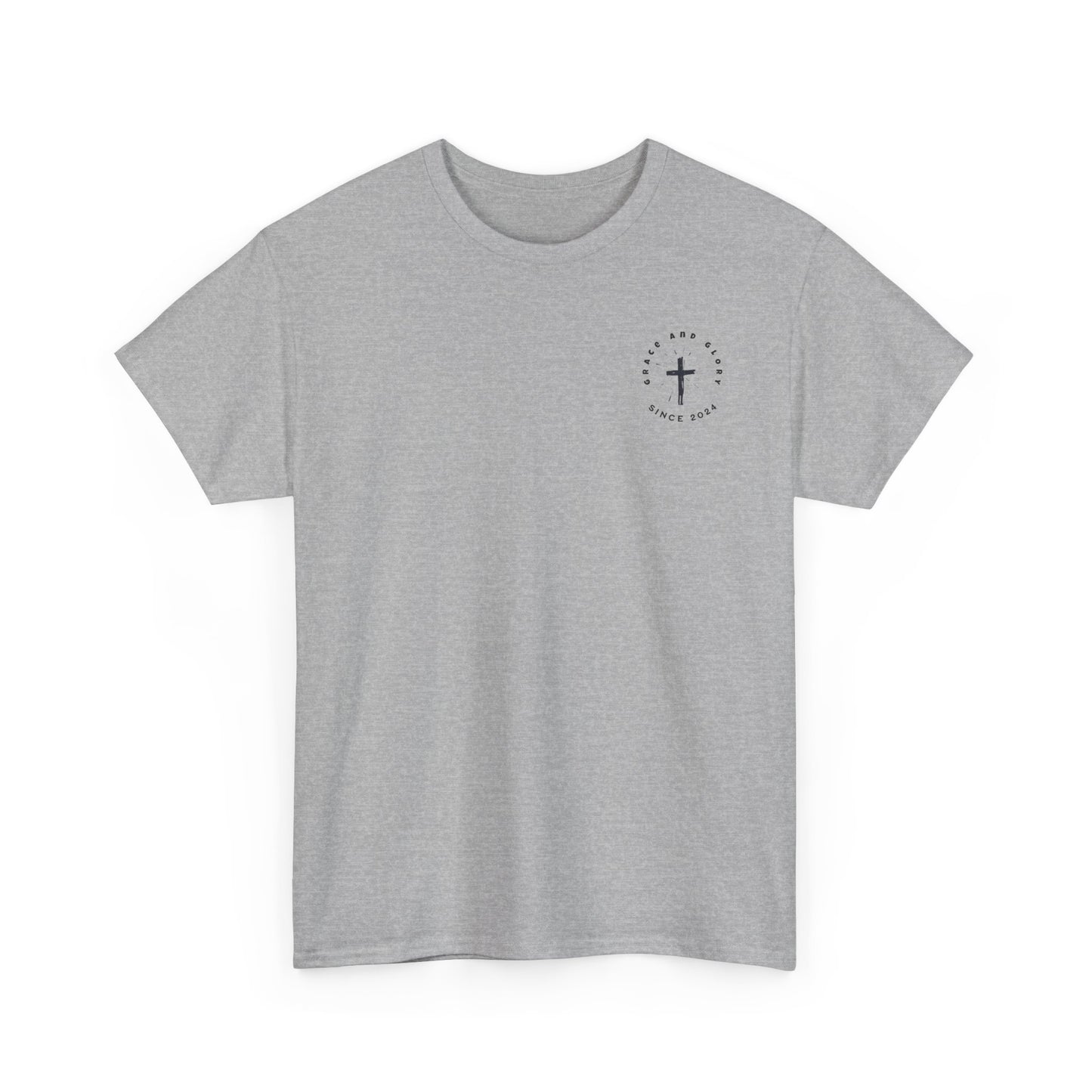 Unisex Heavy Cotton Tee - 'Jesus Lives' Graphic Shirt with Sun Design