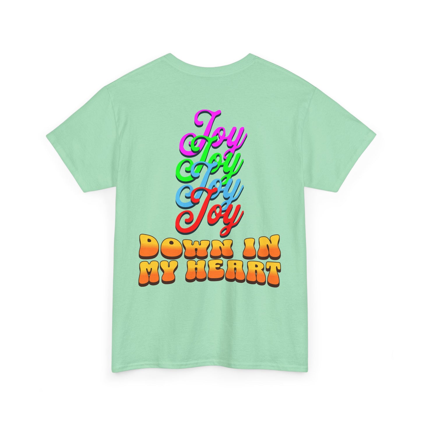 Joyful Unisex Heavy Cotton Tee - Celebrate Happiness with "Joy in My Heart" Design