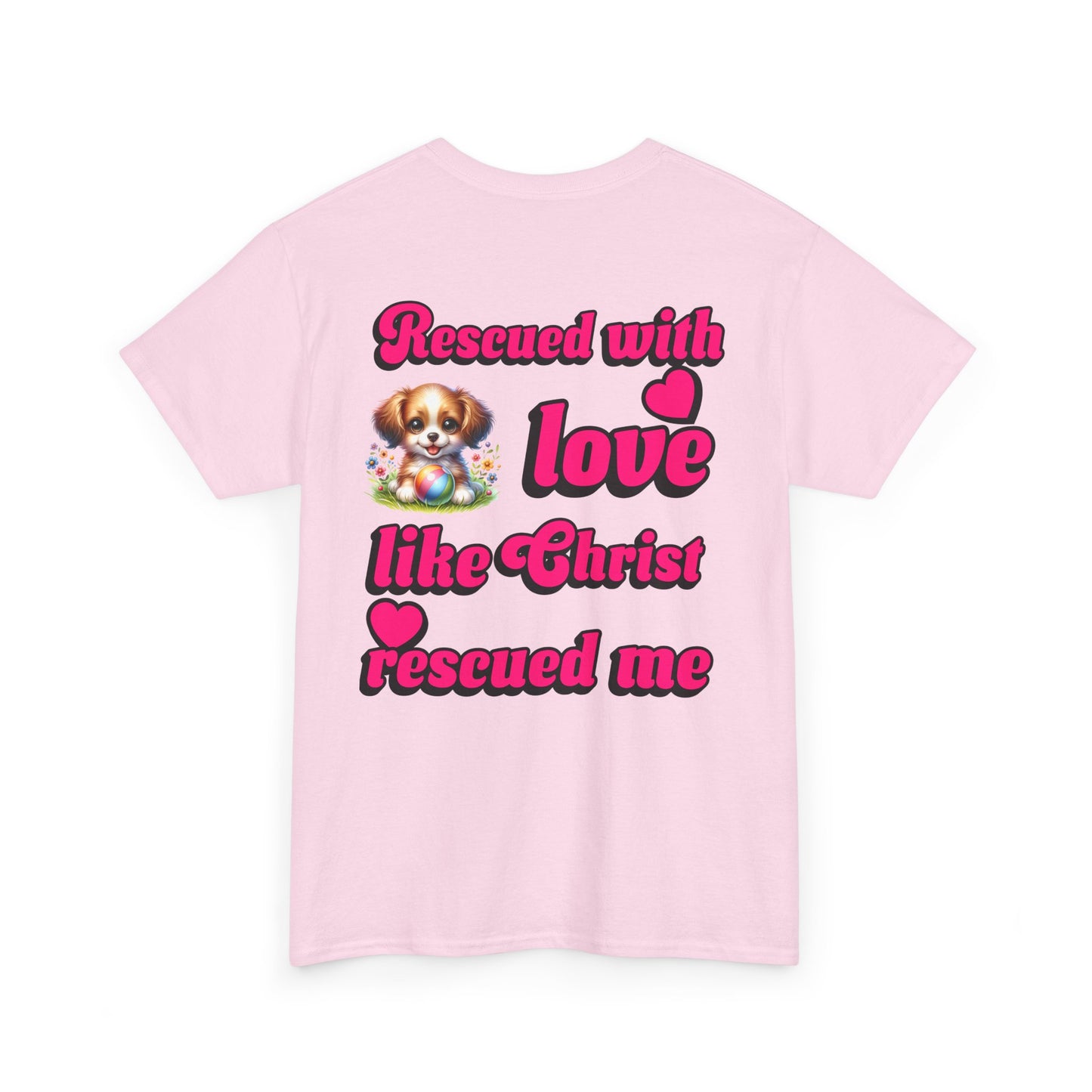 Rescue Love Unisex Heavy Cotton Tee - Celebrate Compassion & Faith