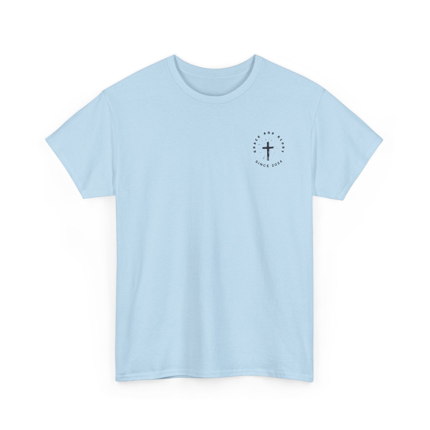 Inspirational Unisex Heavy Cotton Tee – "God Has A Plan For You"