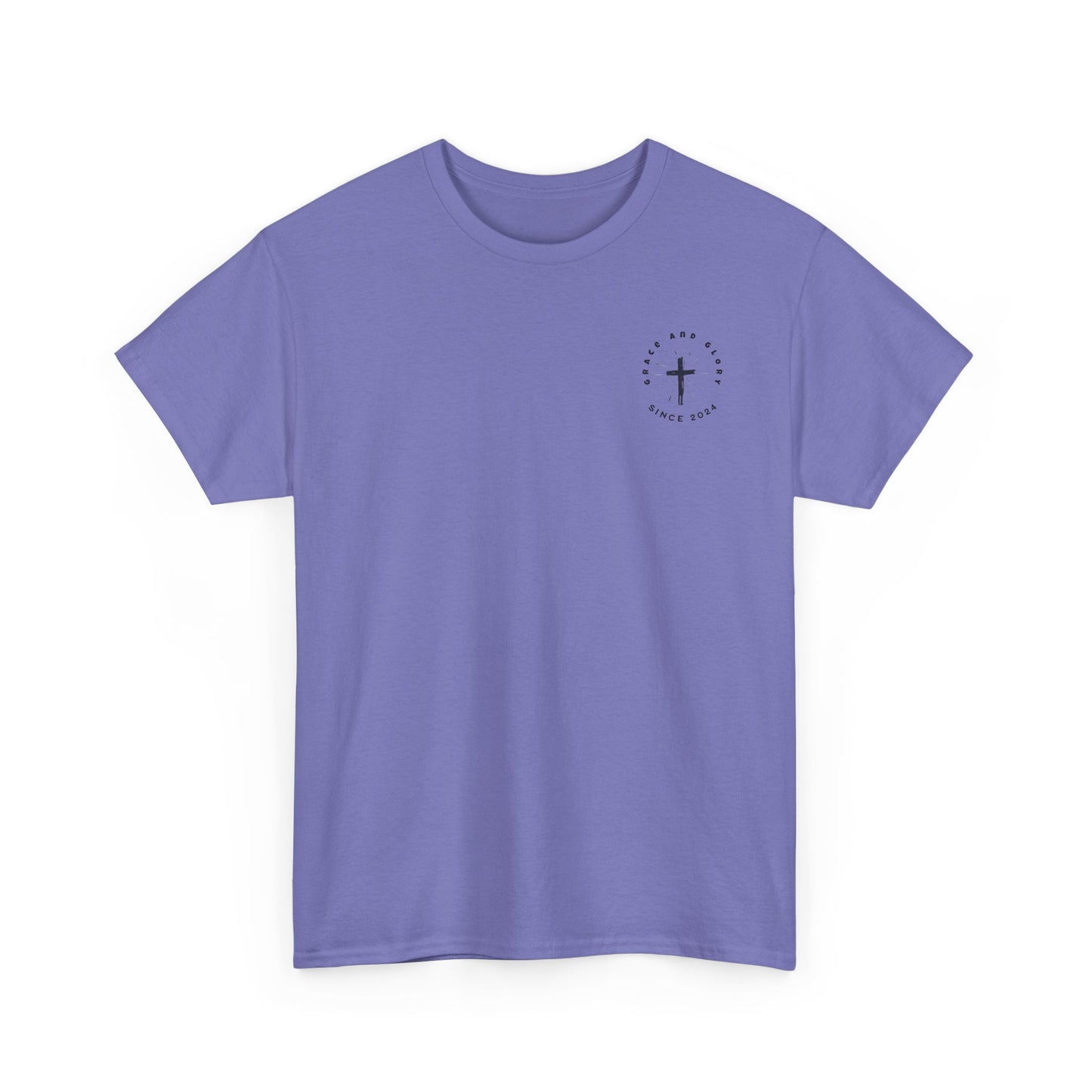 Unisex Heavy Cotton Tee - 'Jesus Lives' Graphic Shirt with Sun Design