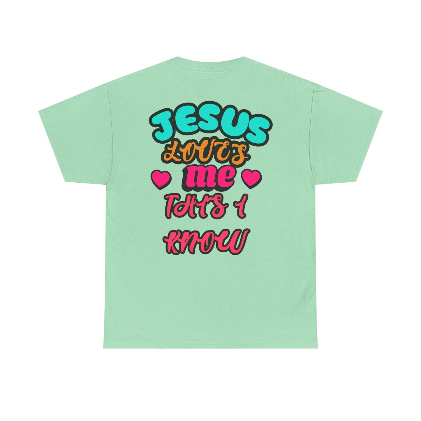 Jesus Loves Me Unisex Heavy Cotton Tee - Faith-Inspired Casual Wear