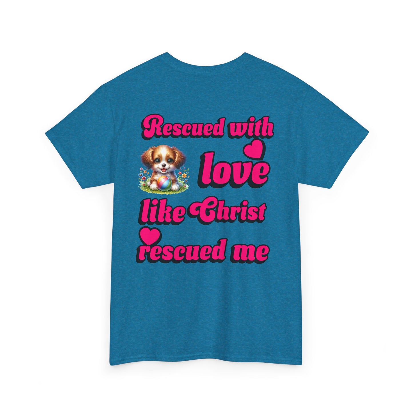 Rescue Love Unisex Heavy Cotton Tee - Celebrate Compassion & Faith