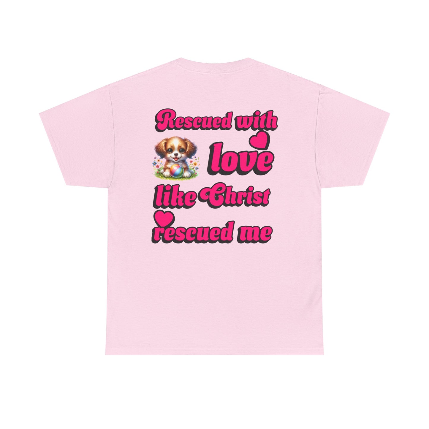 Rescue Love Unisex Heavy Cotton Tee - Celebrate Compassion & Faith