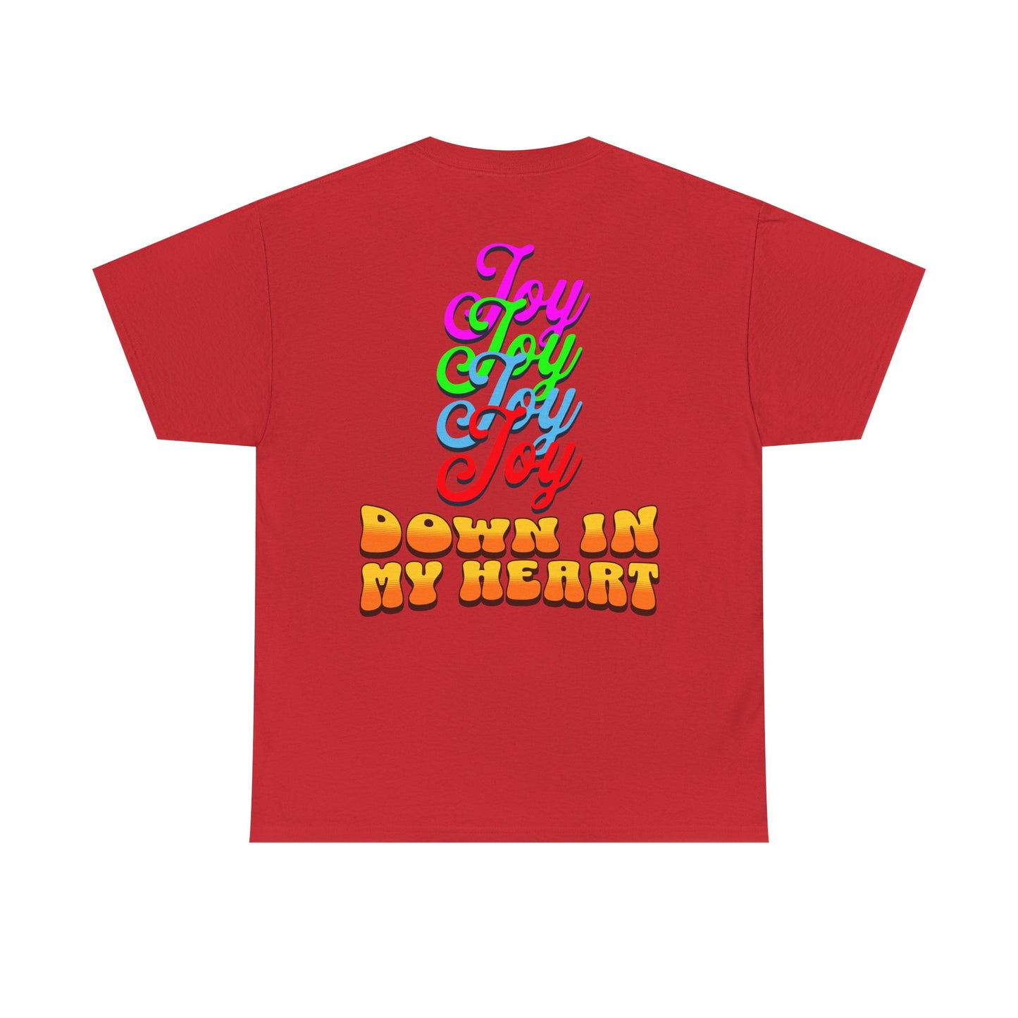 Joyful Unisex Heavy Cotton Tee - Celebrate Happiness with "Joy in My Heart" Design