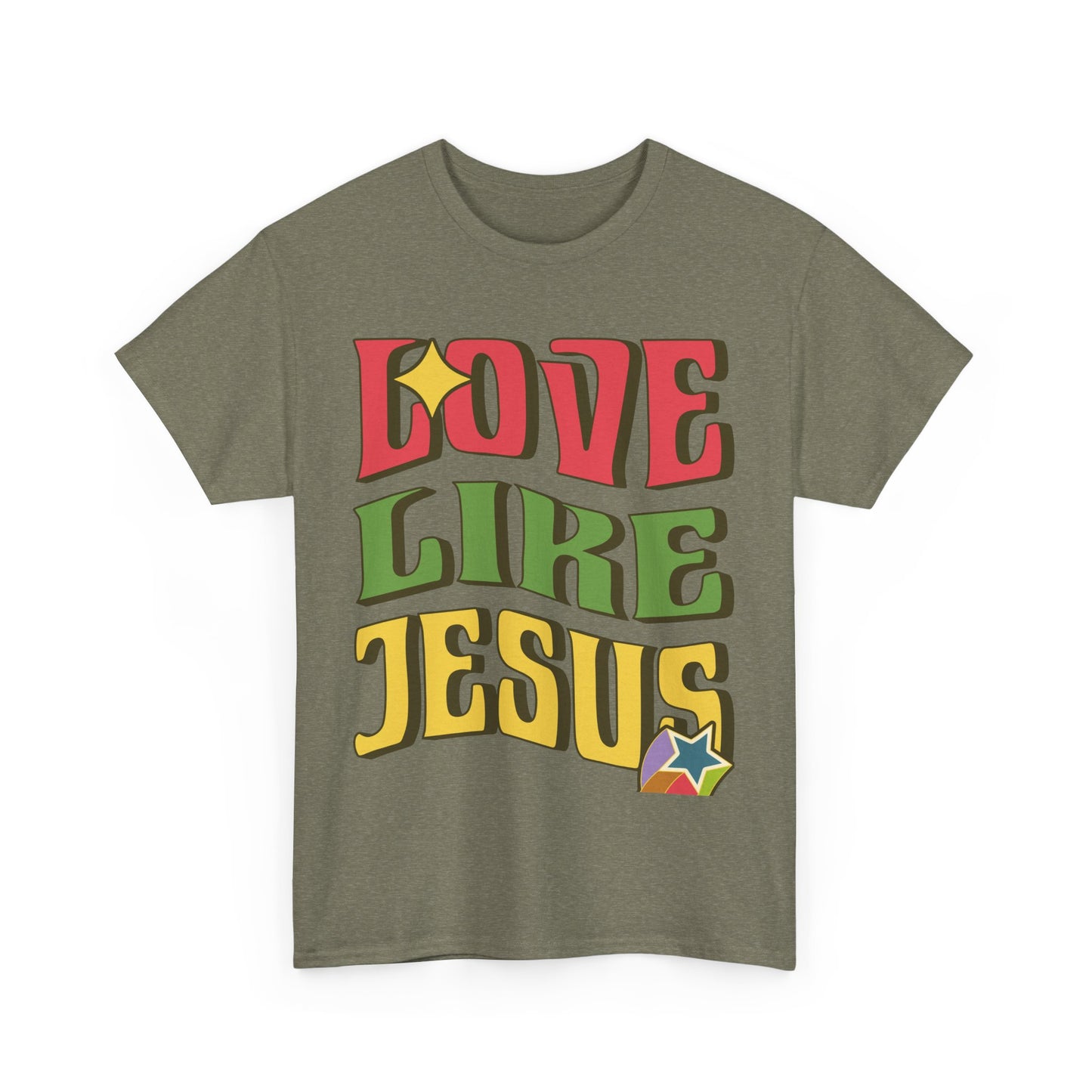 Love Like Jesus Unisex Heavy Cotton Tee - Inspirational Graphic T-Shirt