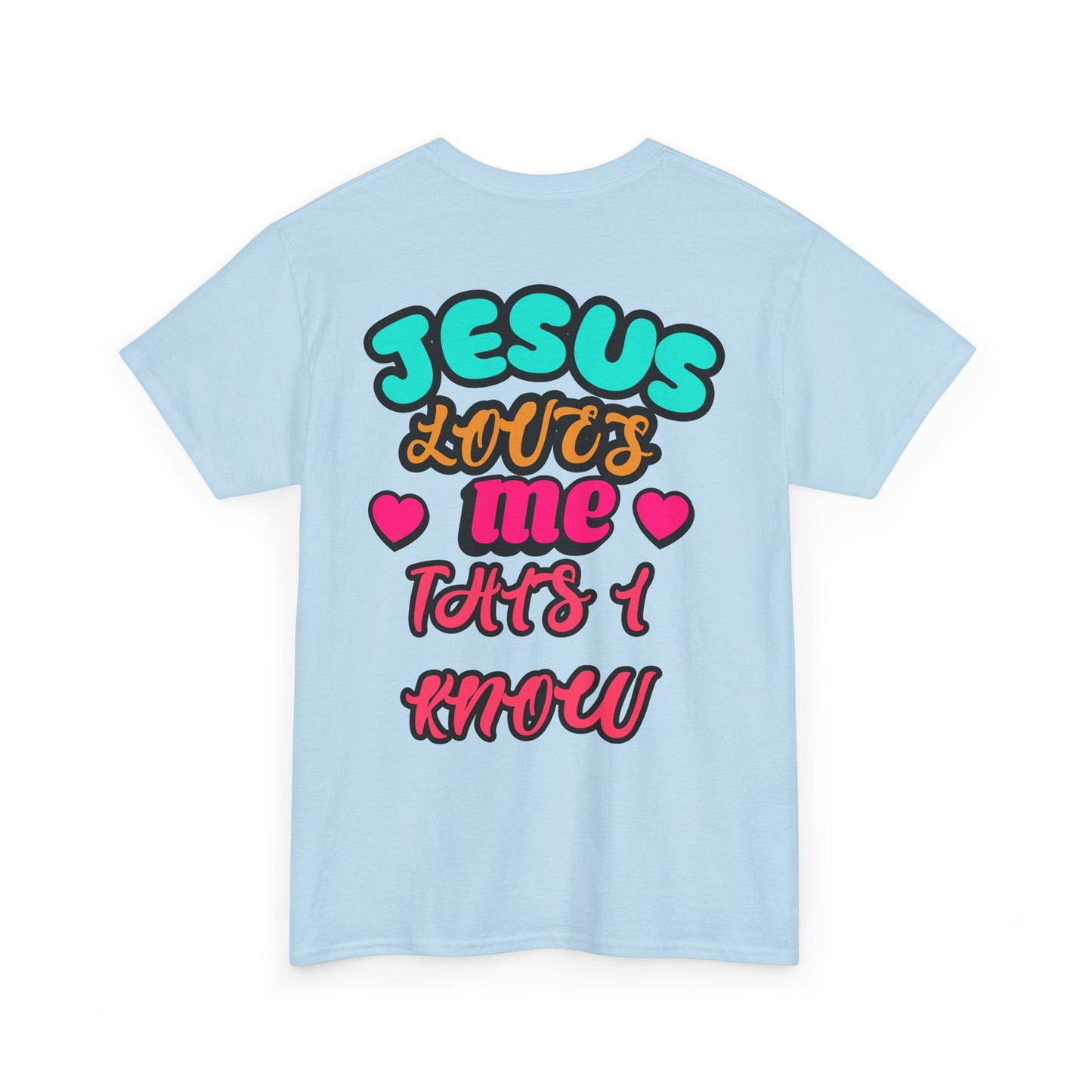 Jesus Loves Me Unisex Heavy Cotton Tee - Faith-Inspired Casual Wear