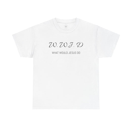 Unisex Heavy Cotton Tee - W.W.J.D. (What Would Jesus Do)