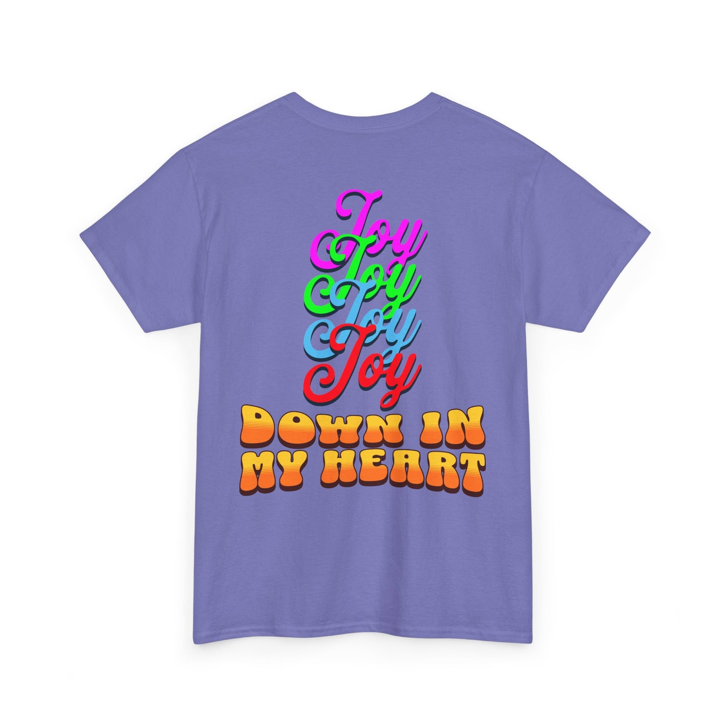 Joyful Unisex Heavy Cotton Tee - Celebrate Happiness with "Joy in My Heart" Design