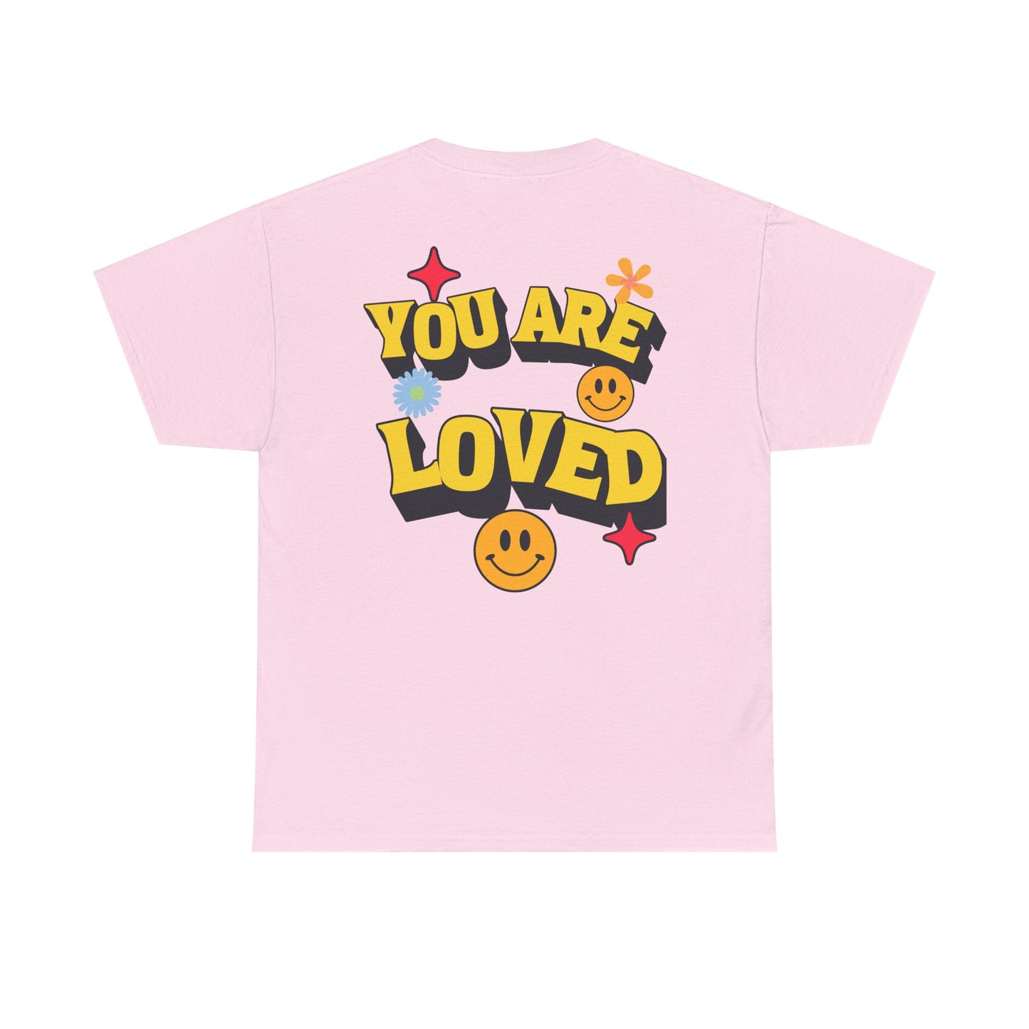 You Are Loved Unisex Heavy Cotton Tee - Positive Vibes T-Shirt