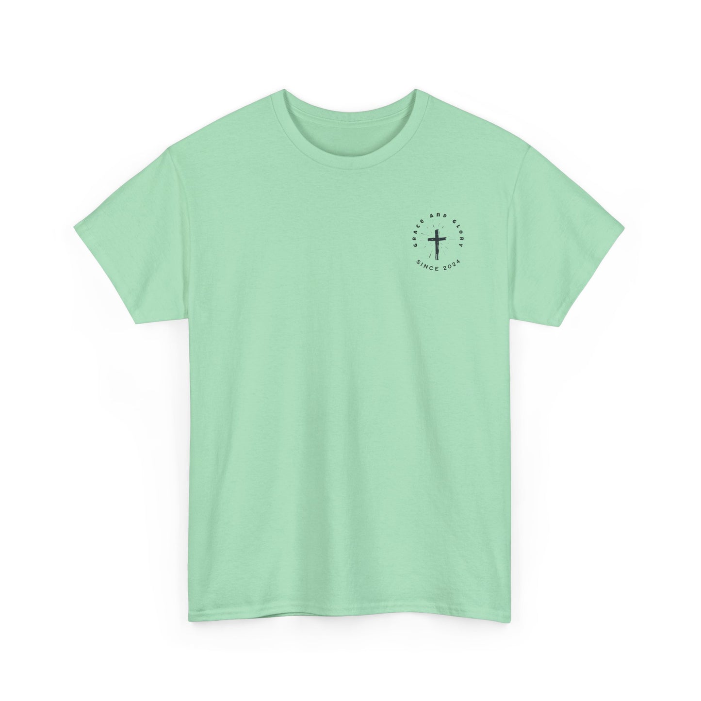 Unisex Heavy Cotton Tee - 'Jesus Lives' Graphic Shirt with Sun Design