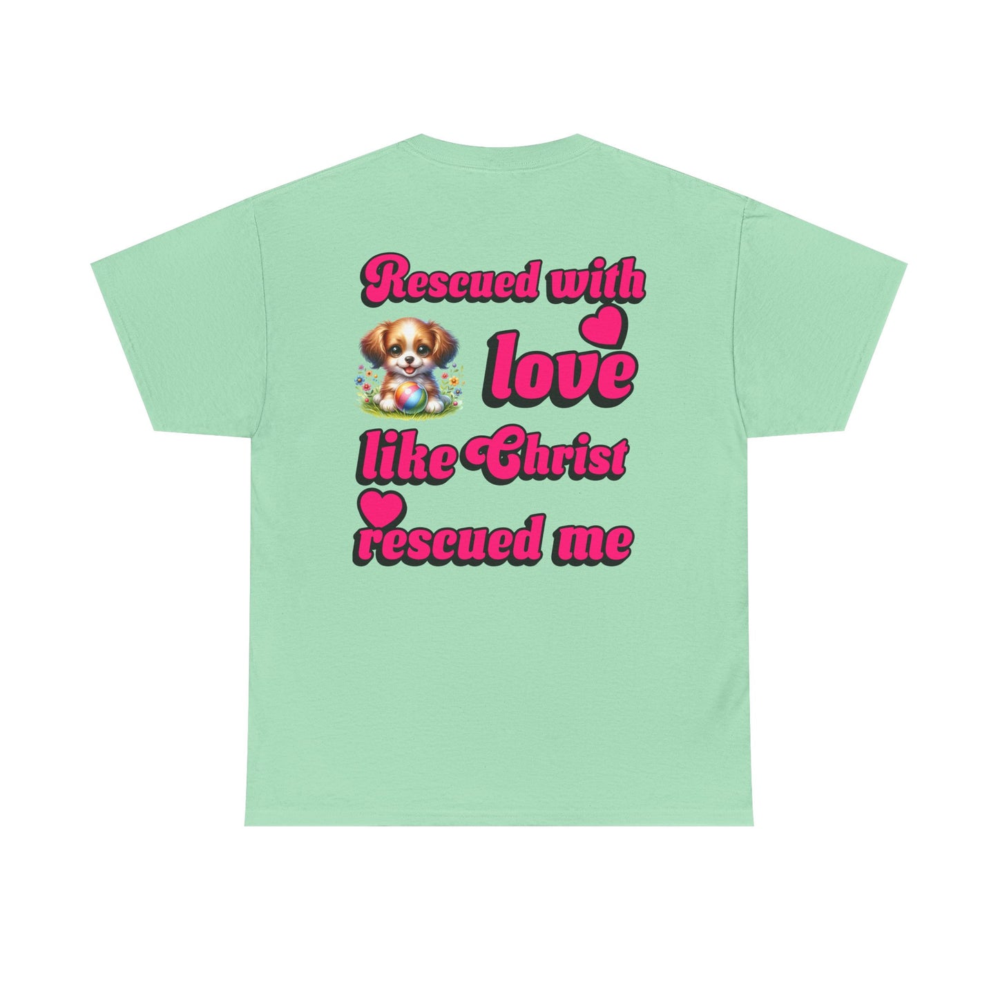 Rescue Love Unisex Heavy Cotton Tee - Celebrate Compassion & Faith