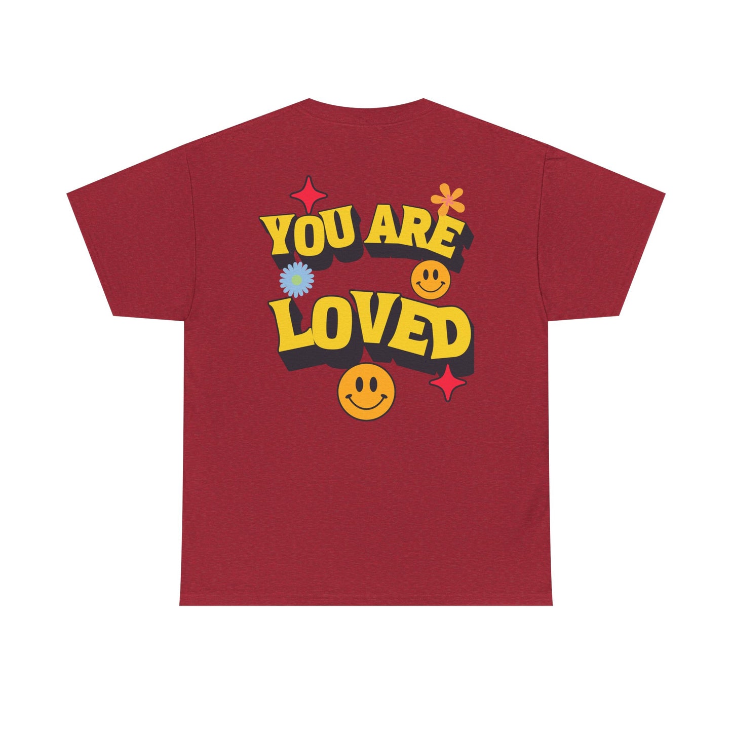 You Are Loved Unisex Heavy Cotton Tee - Positive Vibes T-Shirt